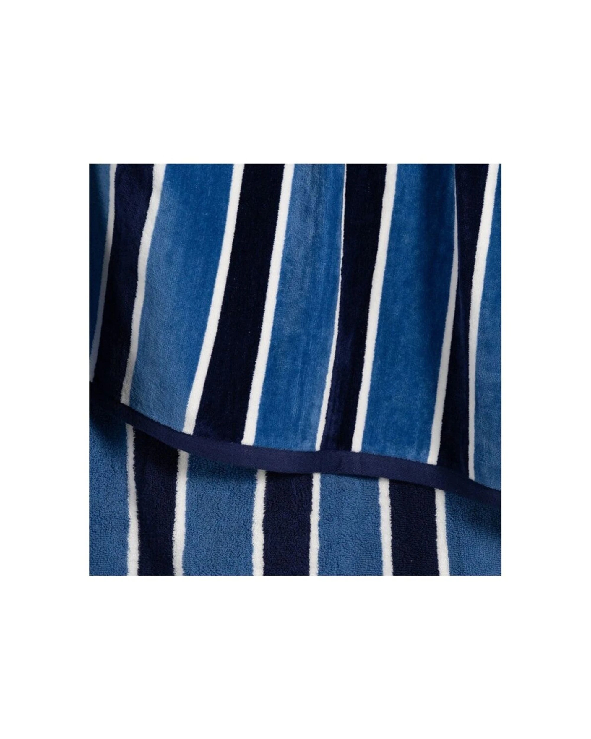 3 Canningvale Sorrentina Velour Beach Towel 2PK - Blue, 3 of 4