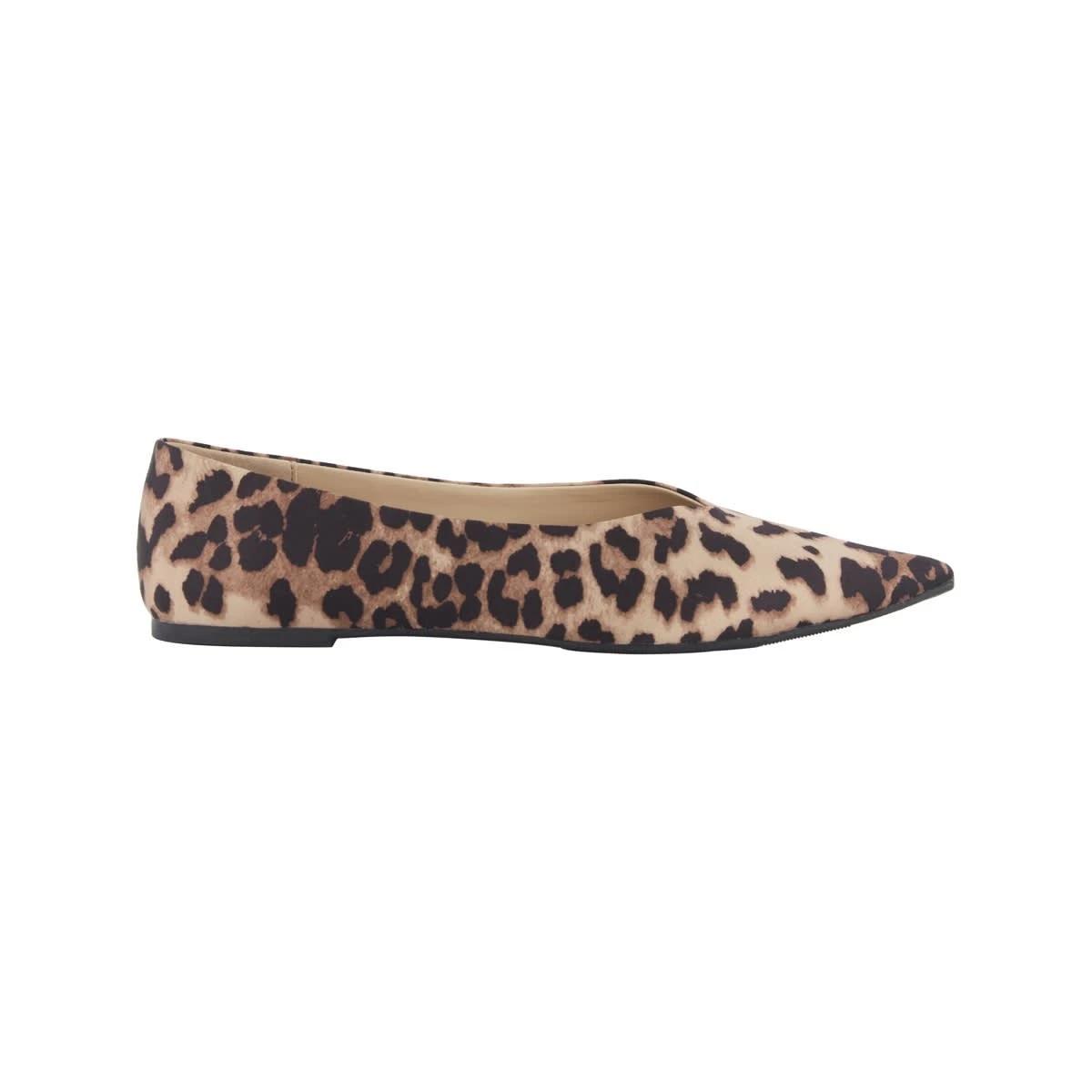 1 Pointed Toe Flats Lt Leopard, 1 of 3