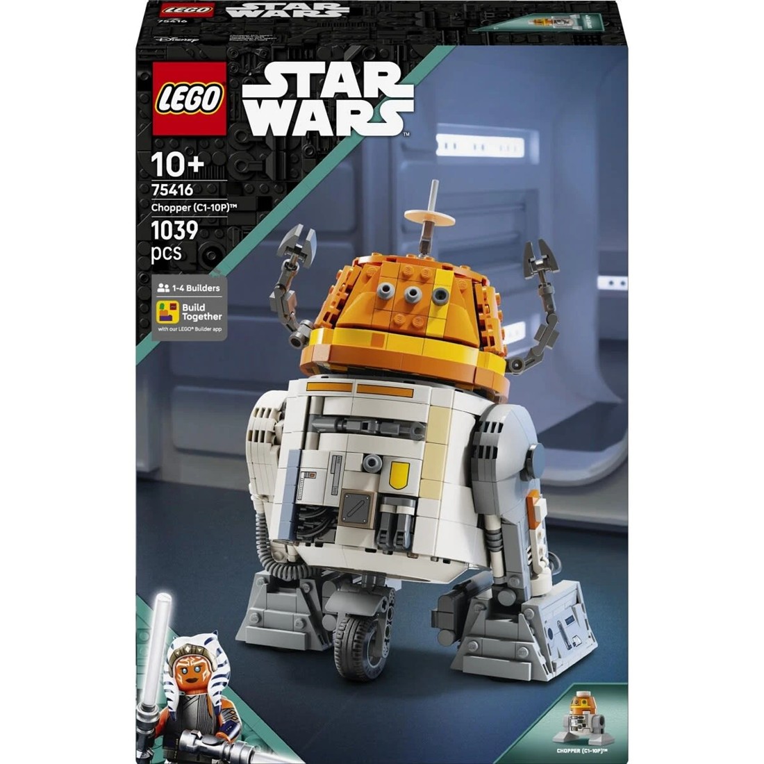 1 LEGO Star Wars Chopper (C1-10P) Astromech Droid 75416, 1 of 9