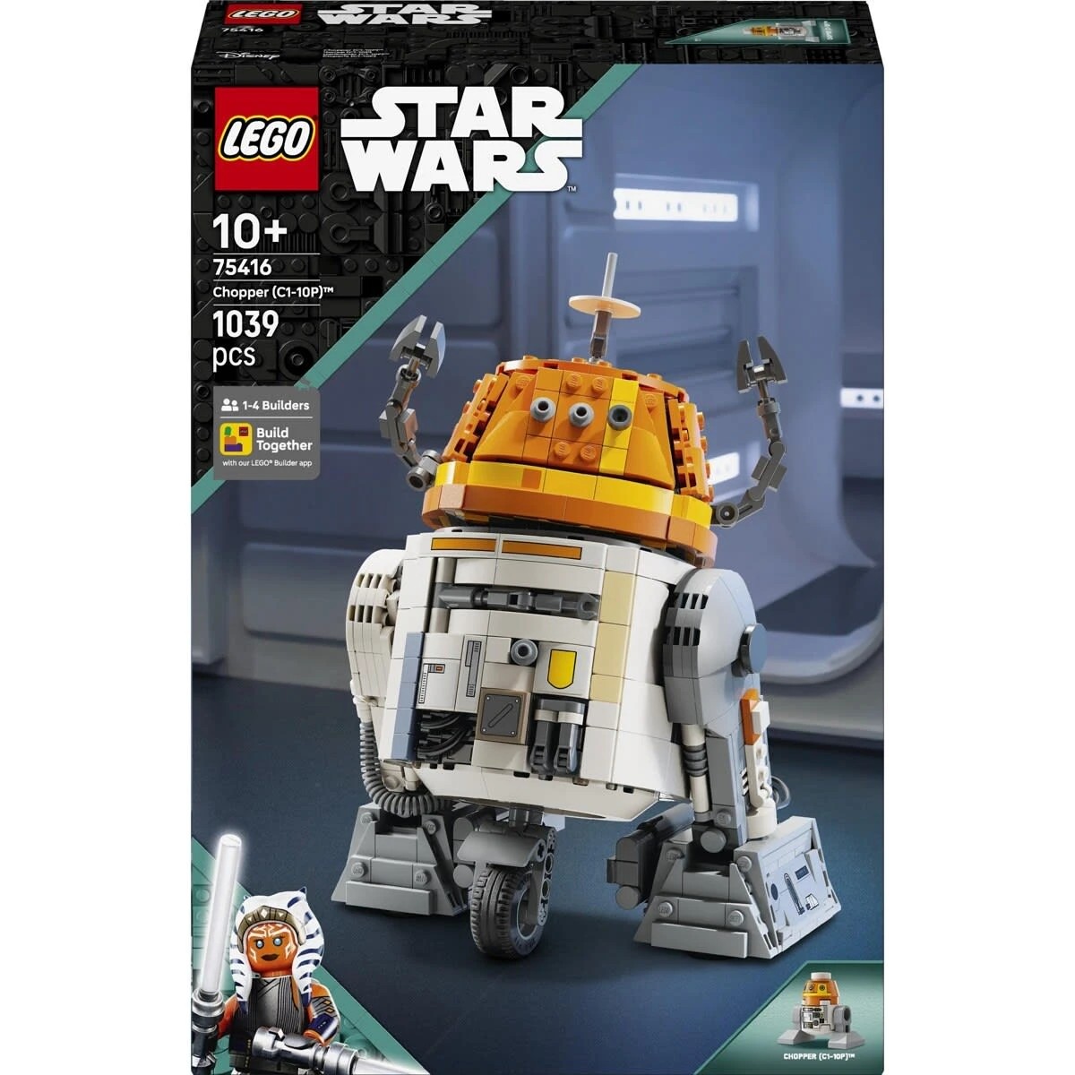 1 LEGO Star Wars Chopper (C1-10P) Astromech Droid 75416, 1 of 9