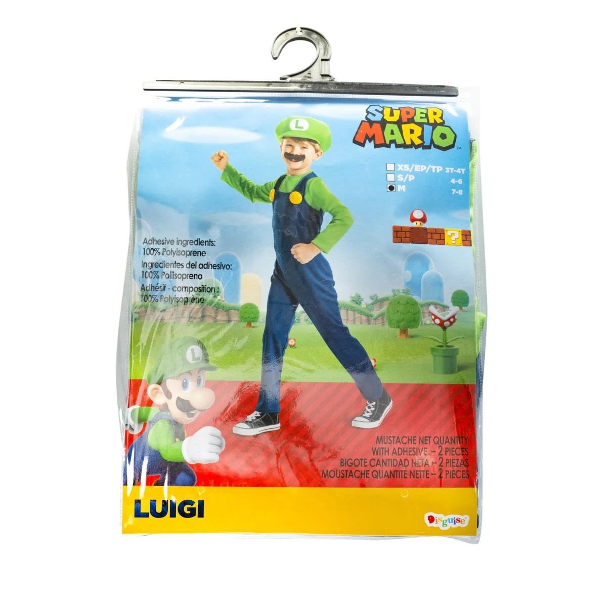 3 Super Mario Luigi Costume - Ages 7-8, 3 of 3