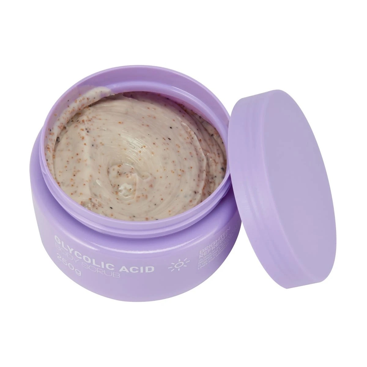 1 Brighten & Refresh Body Scrub 250g - Glycolic Acid, 1 of 6