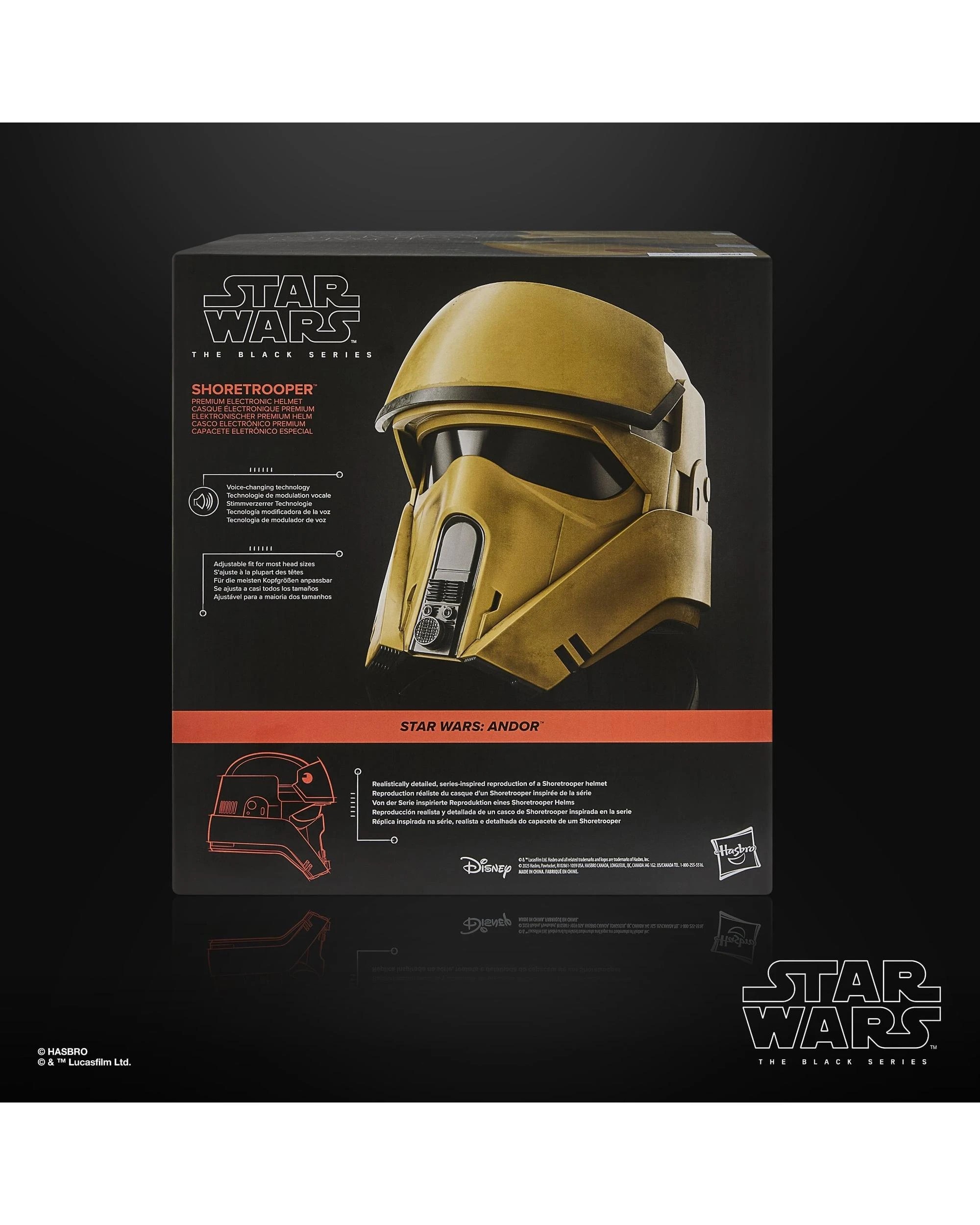5 Star Wars: The Black Series Andor Shoretrooper Electronic Helmet, 5 of 10