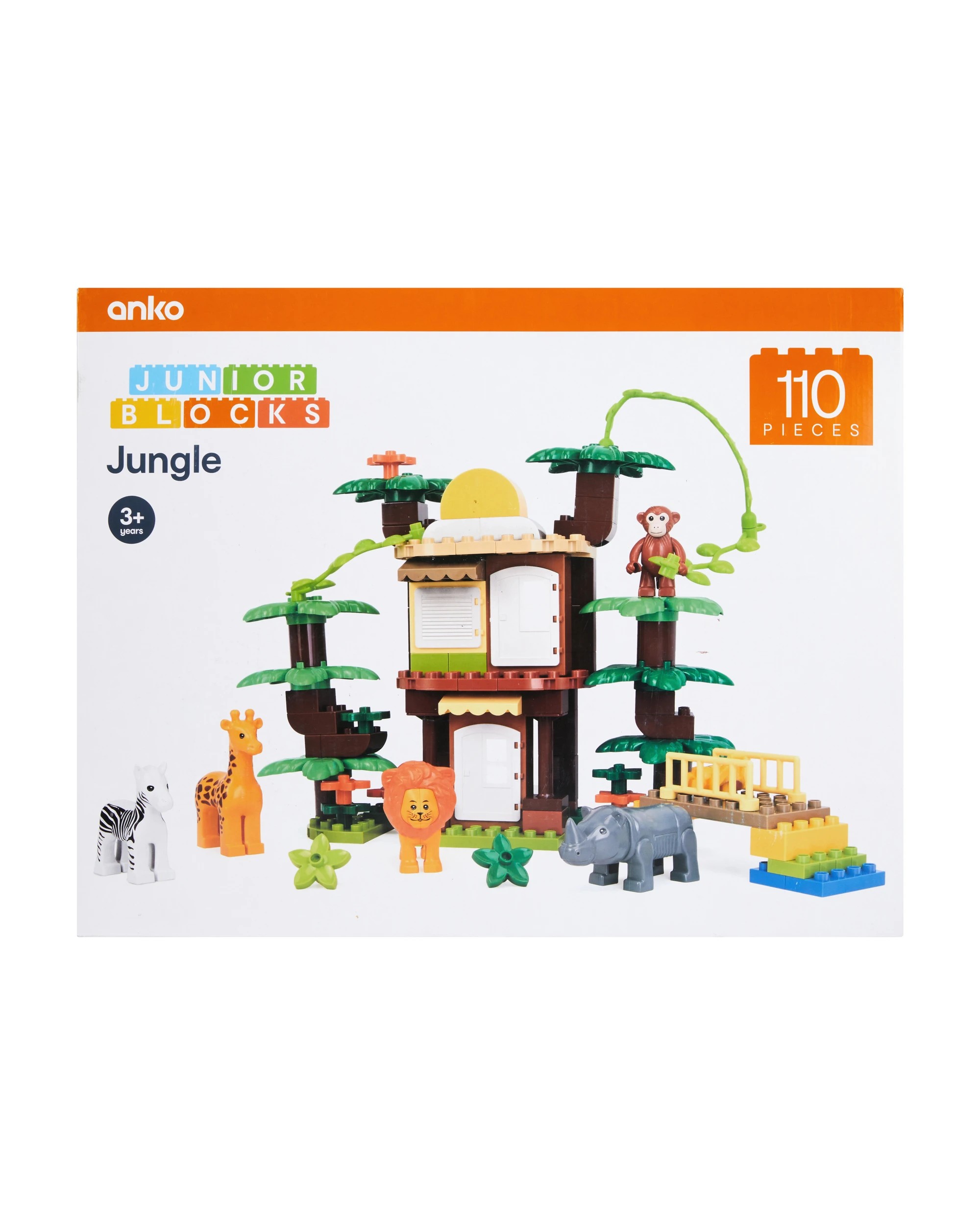 1 110 Piece Junior Blocks: Jungle, 1 of 2