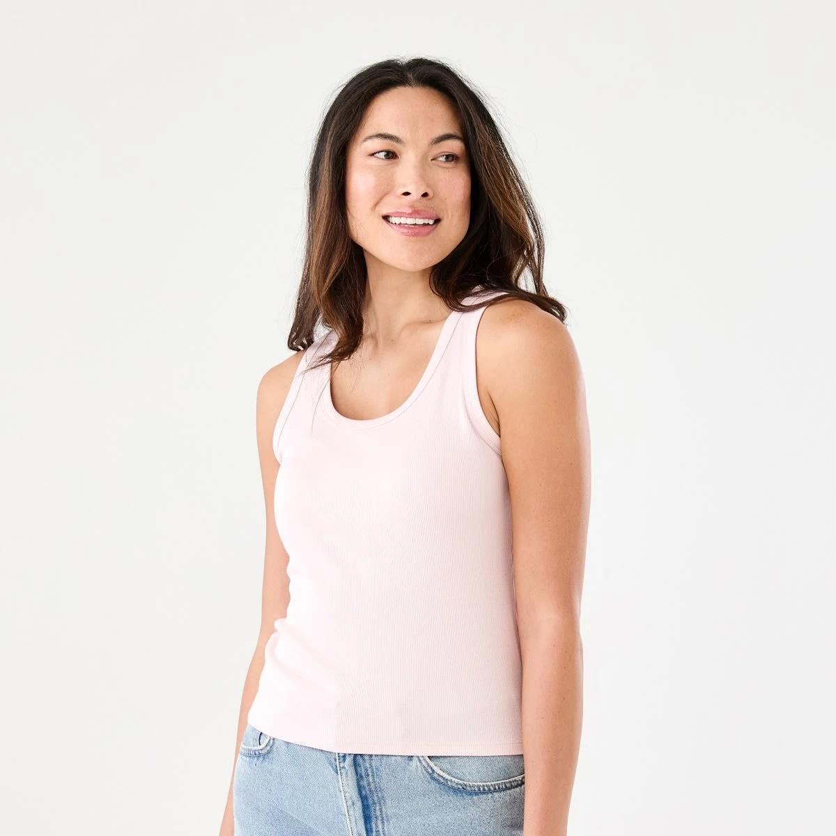 1 Sleeveless Rib Tank SOFT BLOSSOM, 1 of 5