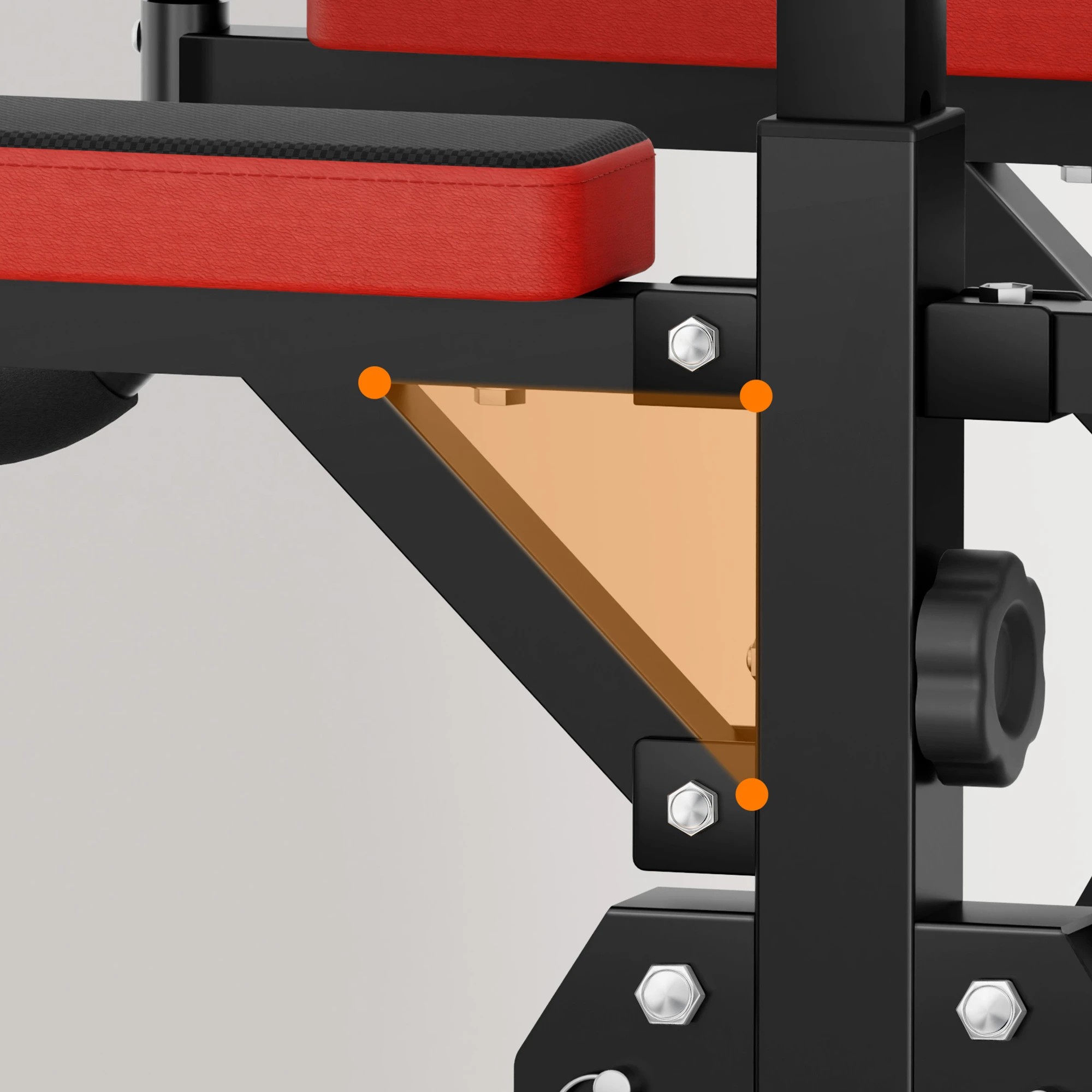 8 Black Lord Power Tower Chin Up Bar Pull Up Weight Bench Home Gym Foldable, 8 of 9