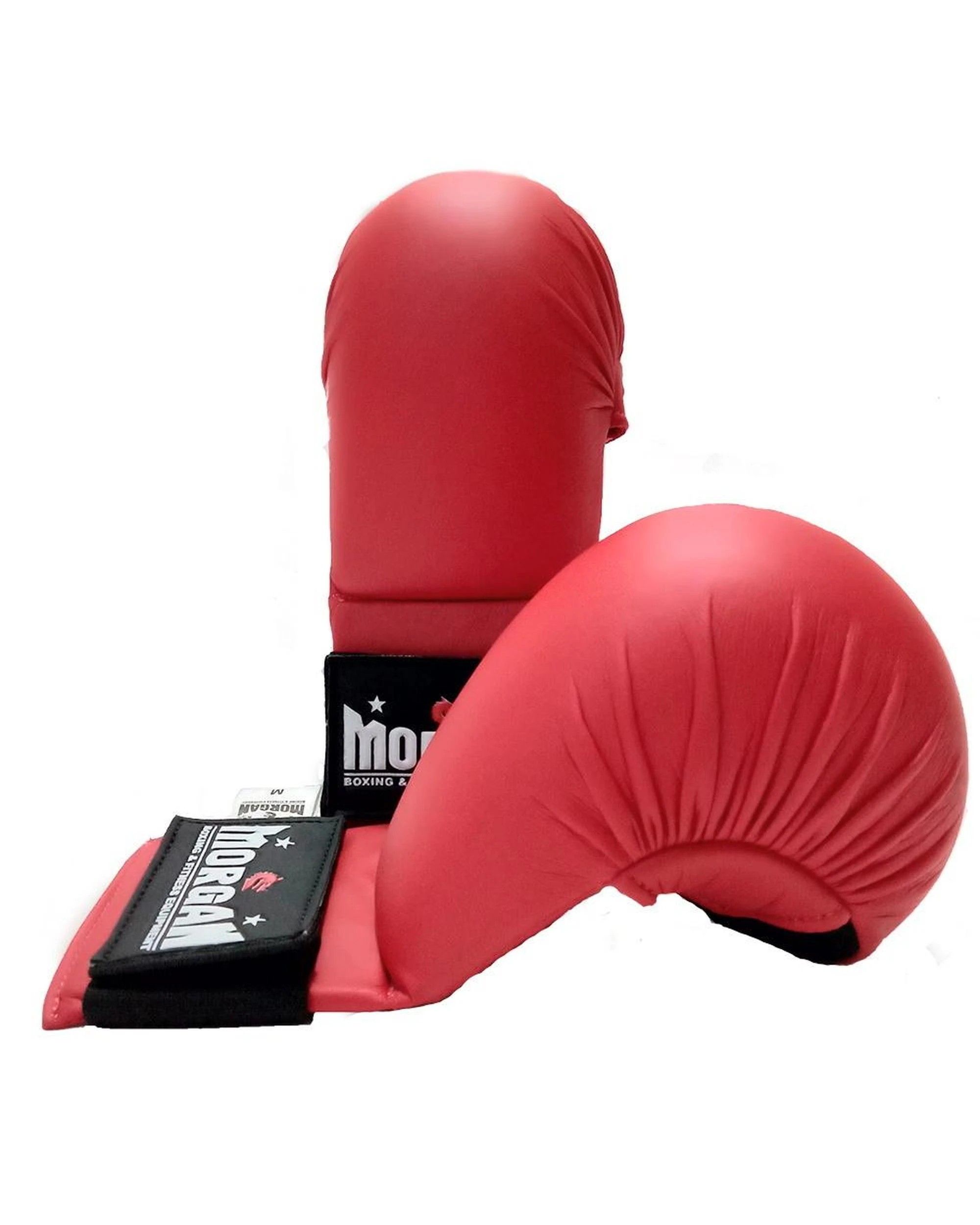 4 Morgan Wkf Style Karate Gloves Small - Blue, 4 of 5