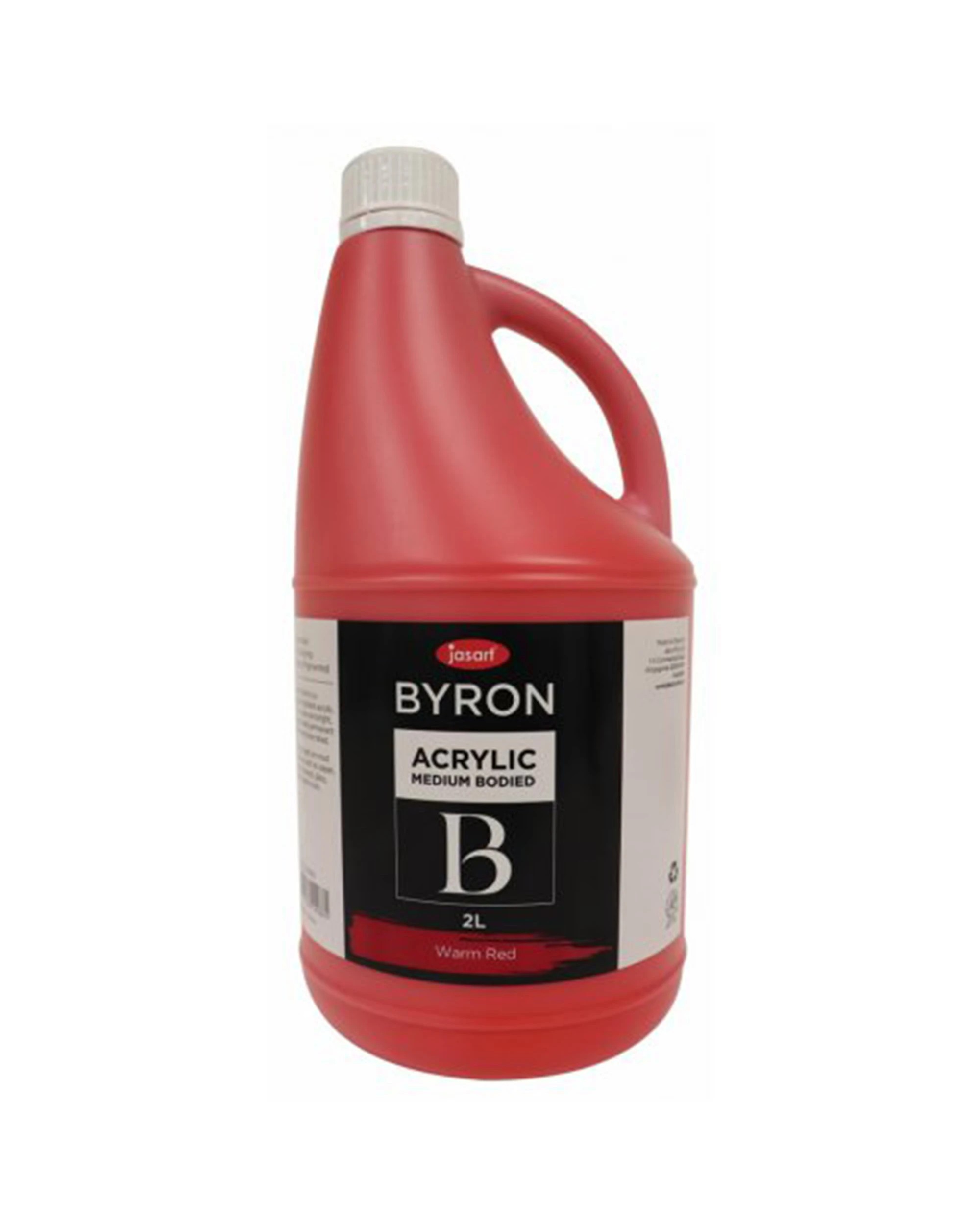 1 Jasart Byron Acrylic Paint Bottle Medium-Bodied 2L Warm - Red, 1 of 1