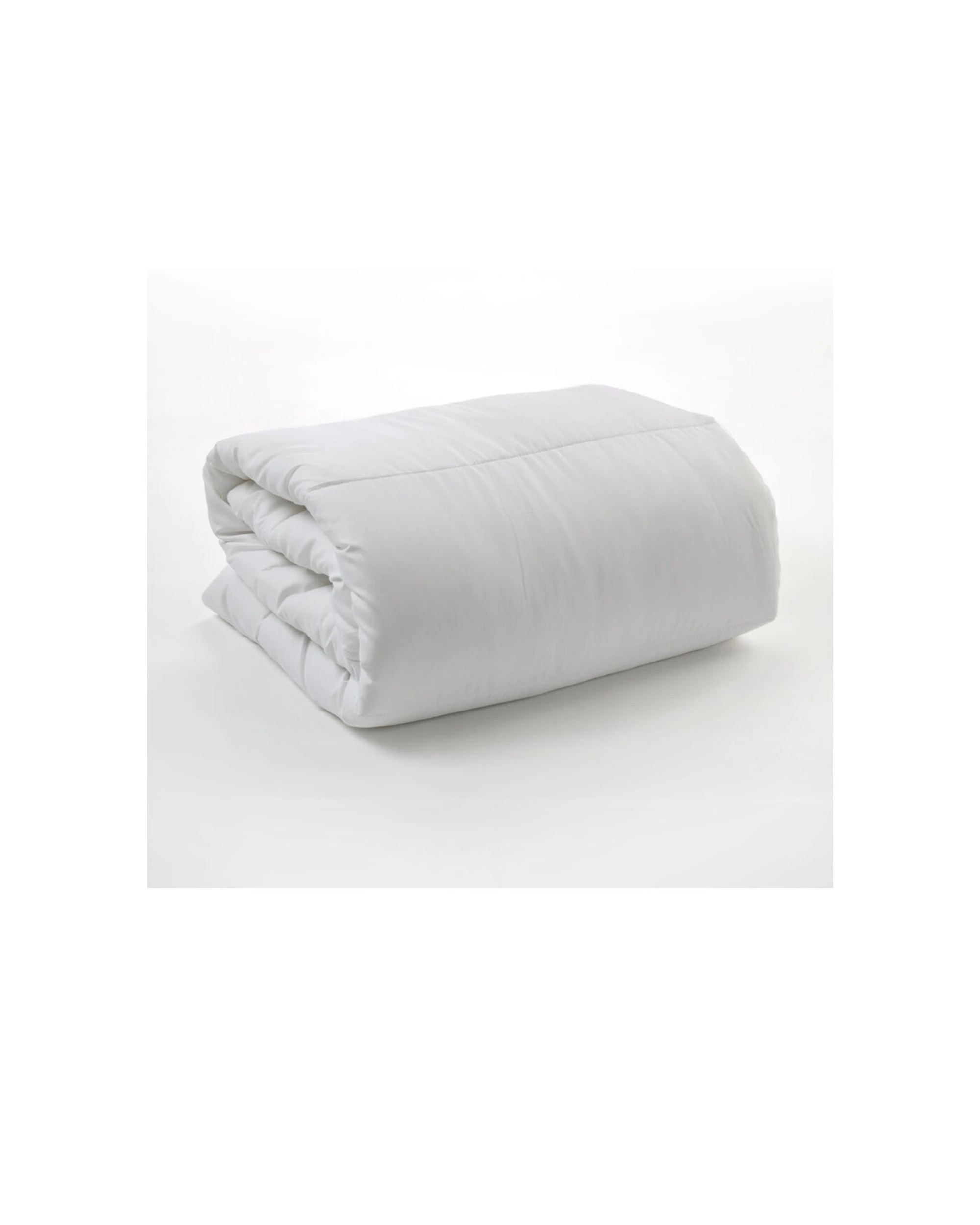 3 Tontine Mega Value Medium Weight All Seasons Doona Polyester Quilt Duvet - Single Bed - White, 3 of 4