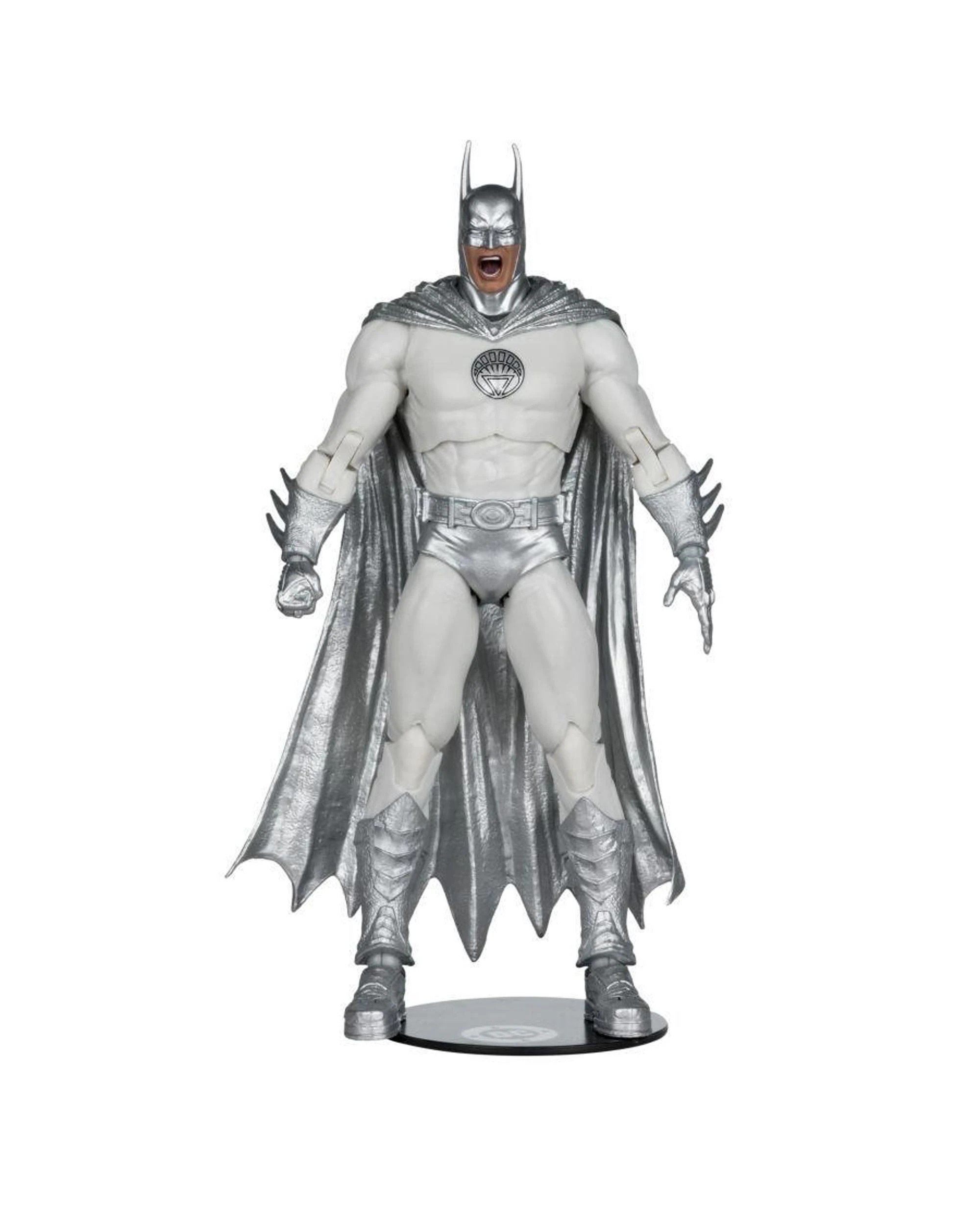 3 McFarlane DC Multiverse Brightest Day White Lantern Batman Platinum Edition 7 inch Action Figure, 3 of 9