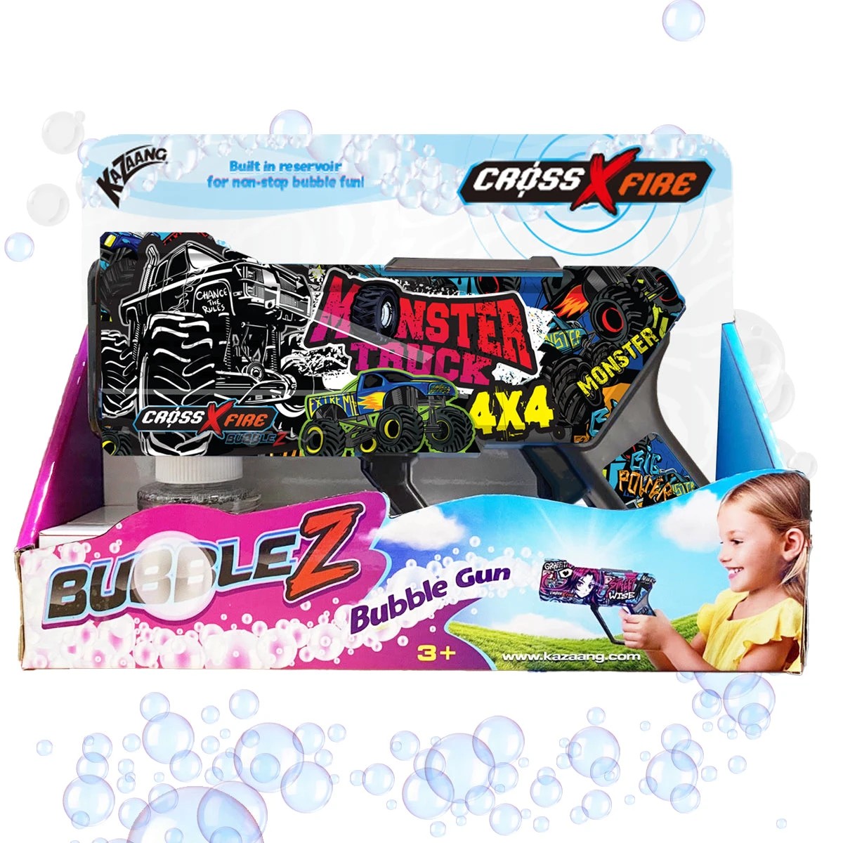 8 CrossXFire Bubblez Monster Truck Bubble Gun, 8 of 9
