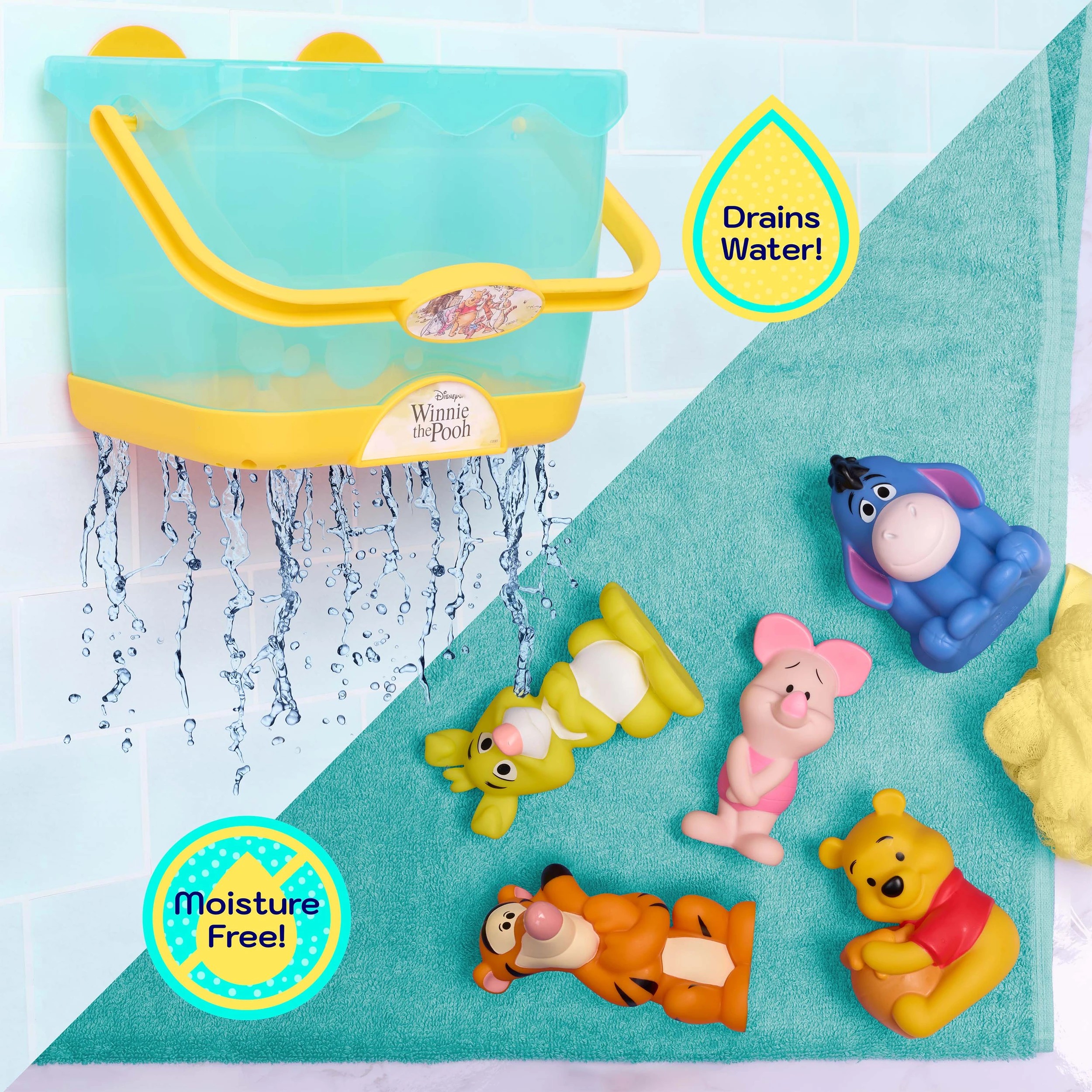 4 Disney Winnie the Pooh Bath Bucket - Multi, 4 of 5