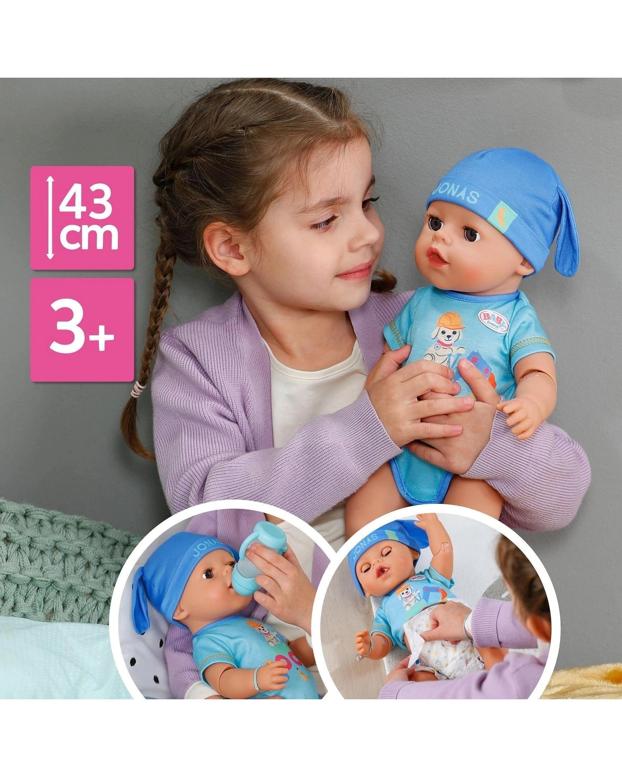 4 Baby Born Click and Play Jonas 43cm Doll, 4 of 4