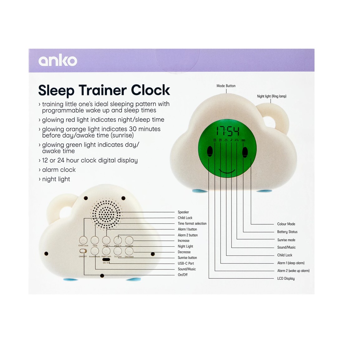 9 Sleep Trainer Clock, 9 of 9