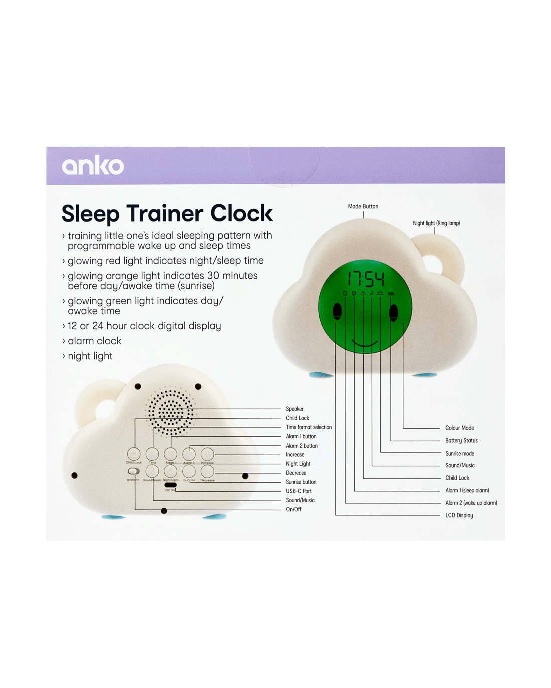 9 Sleep Trainer Clock, 9 of 9
