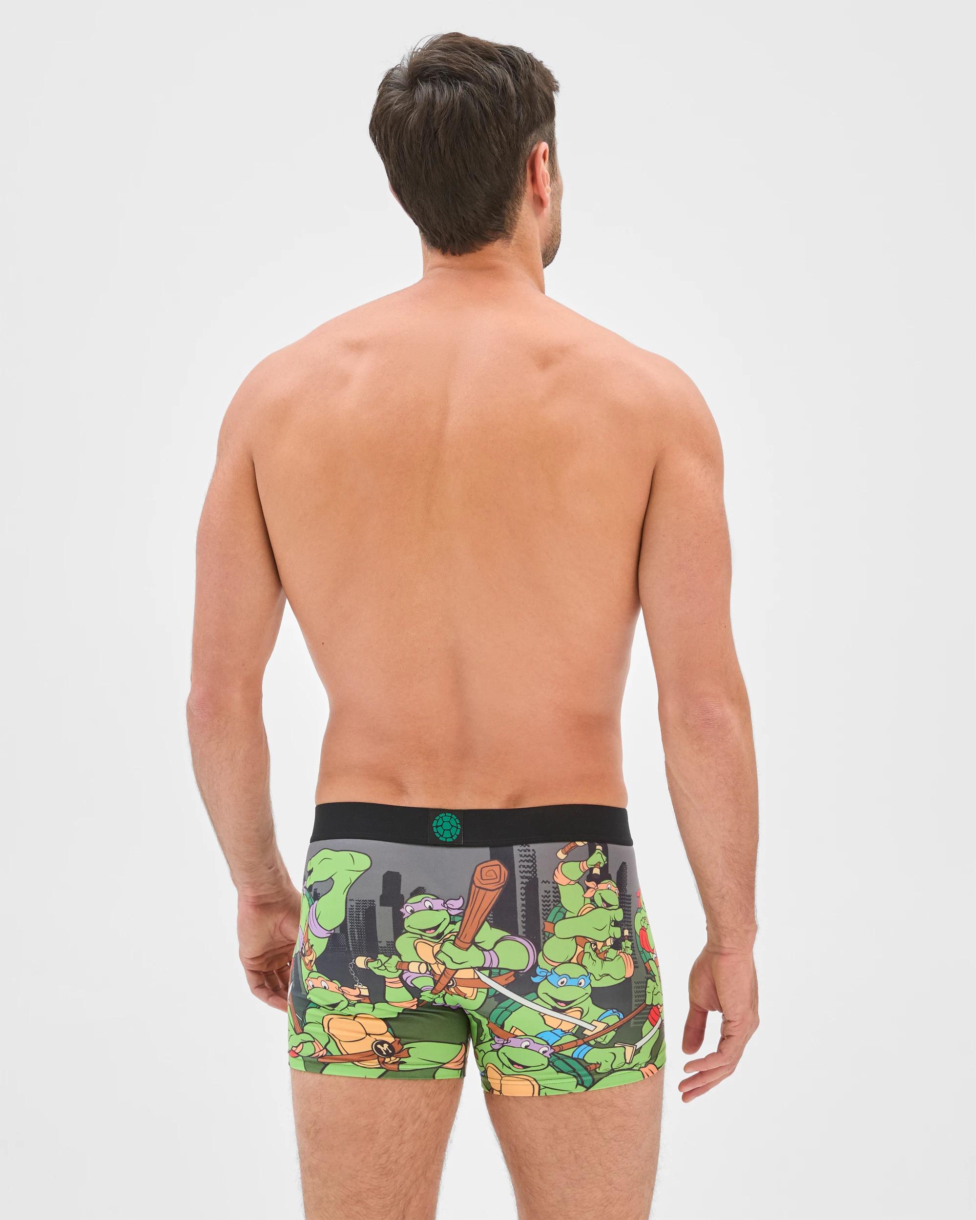 3 Swag Licensed Trunks - Teenage Mutant Ninja Turtles GREEN, 3 of 4