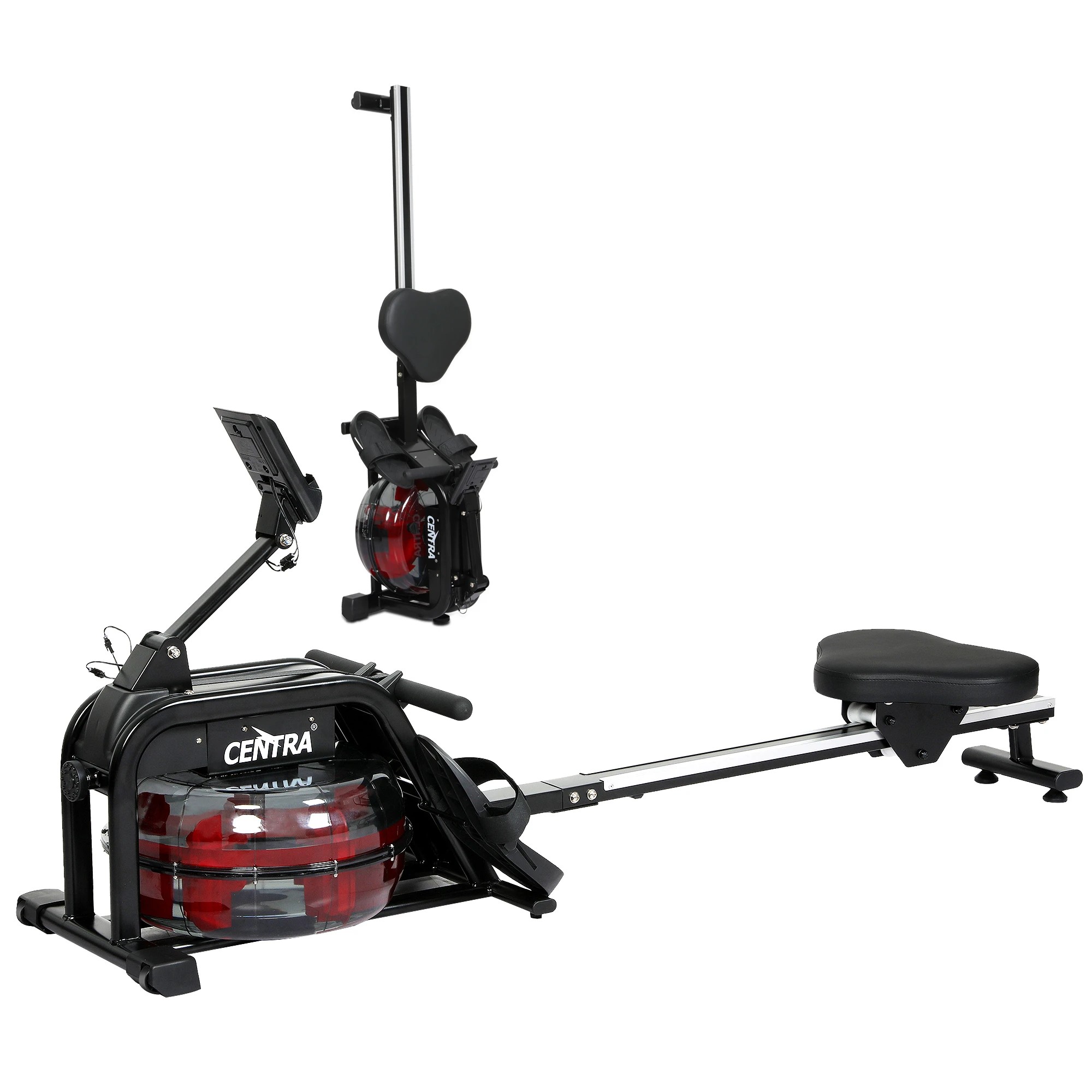 1 Centra Water Rowing Machine Resistance Exercise Fitness Home Gym Equipment, 1 of 8