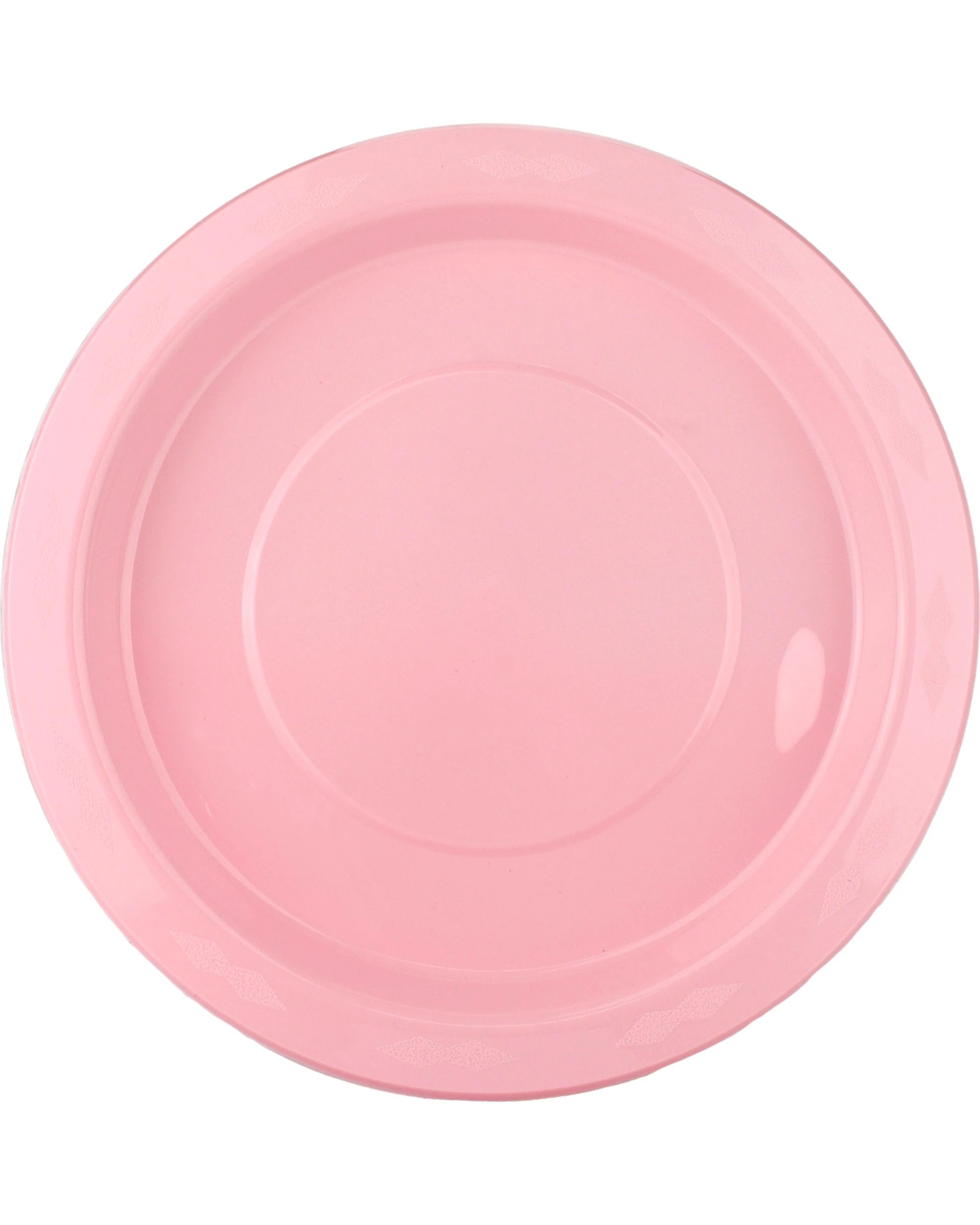 1 Alpen 23cm Reusable Plates Pack of 20 - Light Carnation Pink, 1 of 3