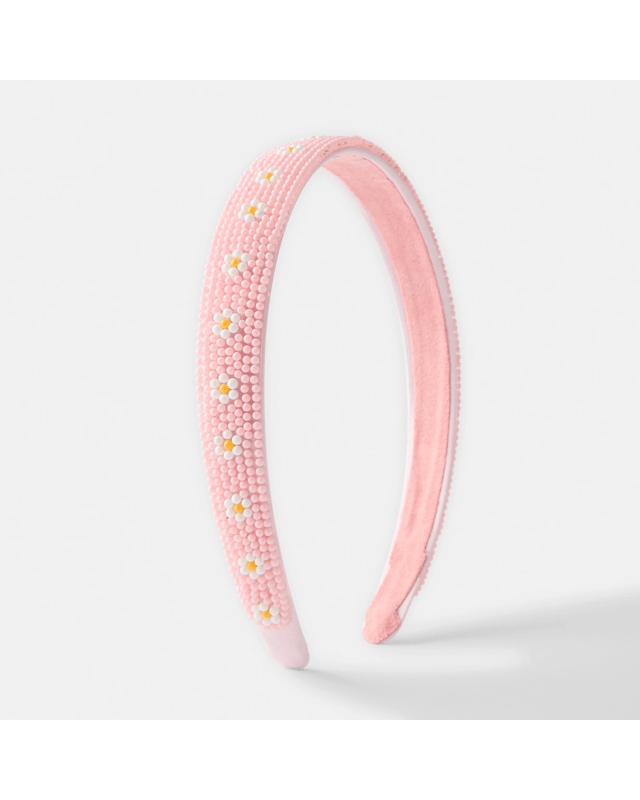 Flower Bead Headband - 