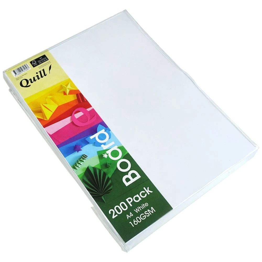 3 Quill Board A4 160gsm White 200 Pack, 3 of 3