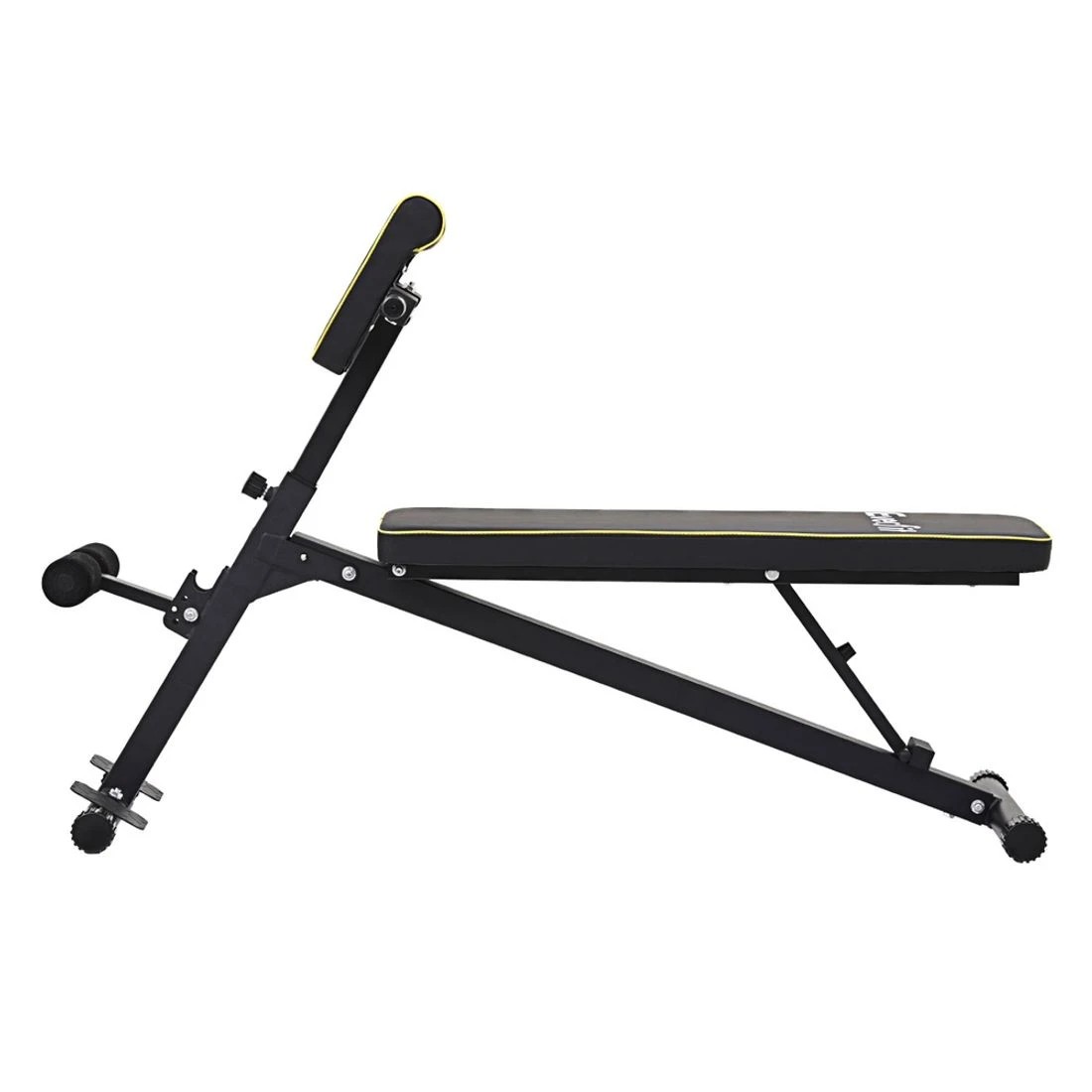 3 Everfit Roman Chair Adjustable Weight Bench Strength Training Preacher Curls - Black, 3 of 6