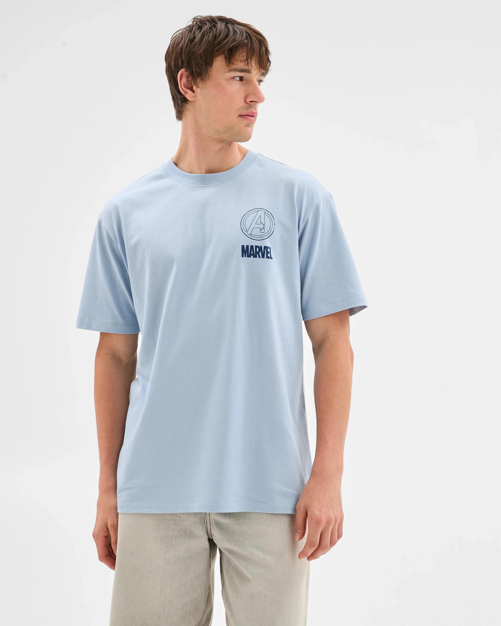 5 Licensed Marvel Avengers T-Shirt LIGHT BLUE, 5 of 6