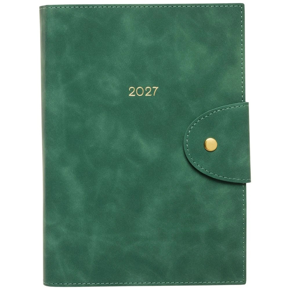 2 Officeworks A5 Day to Page 2027 Suede Diary, 2 of 7