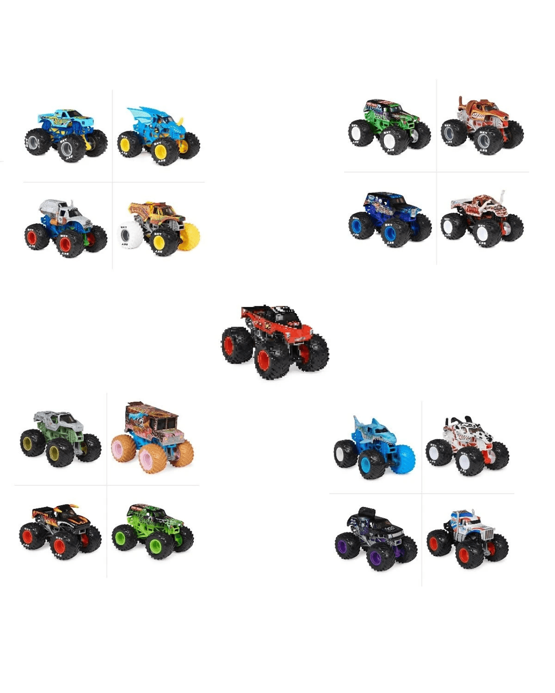 1 Monster Jam 1:64 Die Cast Truck - Assorted, 1 of 8