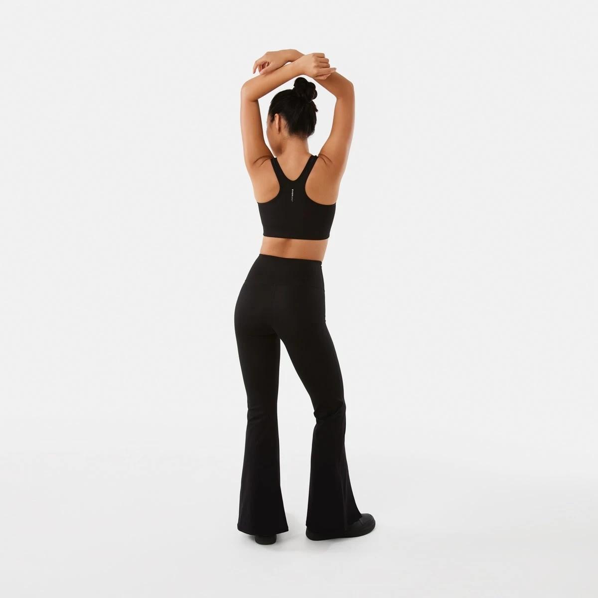 6 Everlast Womens Kick Flare Leggings EL SIMPLE LOGO WHITE, 6 of 9