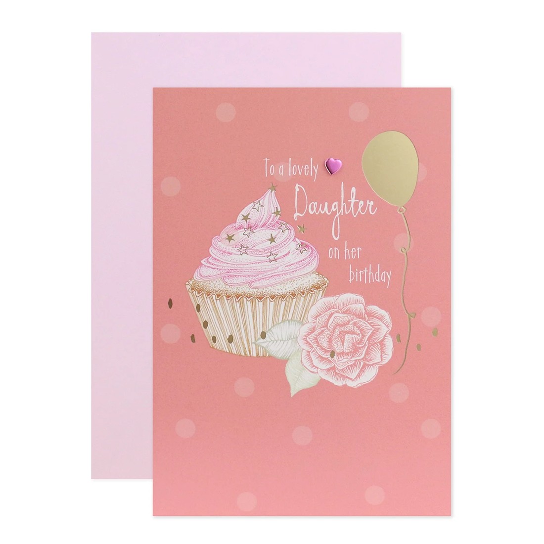 1 Connections from Hallmark Birthday Card for Daughter - Cupcake, 1 of 3