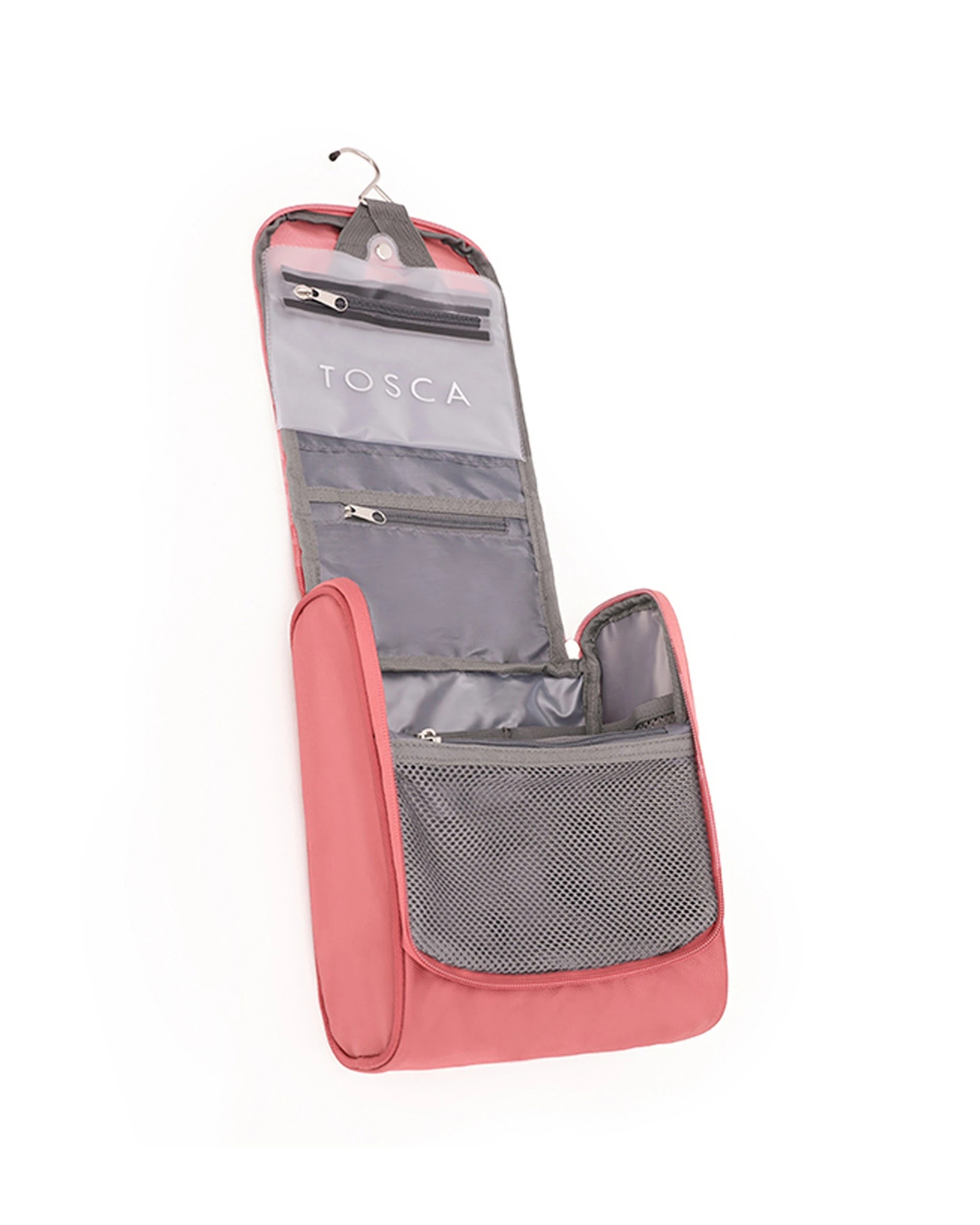 3 Tosca 10 Travel Accessory Organiser - Pink, 3 of 3