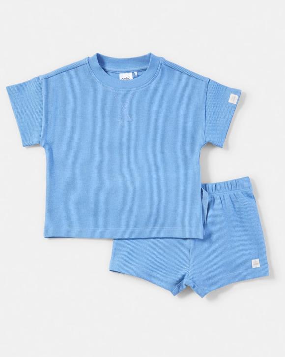 Short Sleeve Textured Set