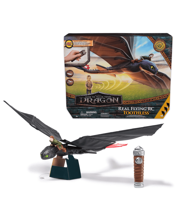 How To Train Your Dragon Real Flying Remote Control Toothless Action Figure