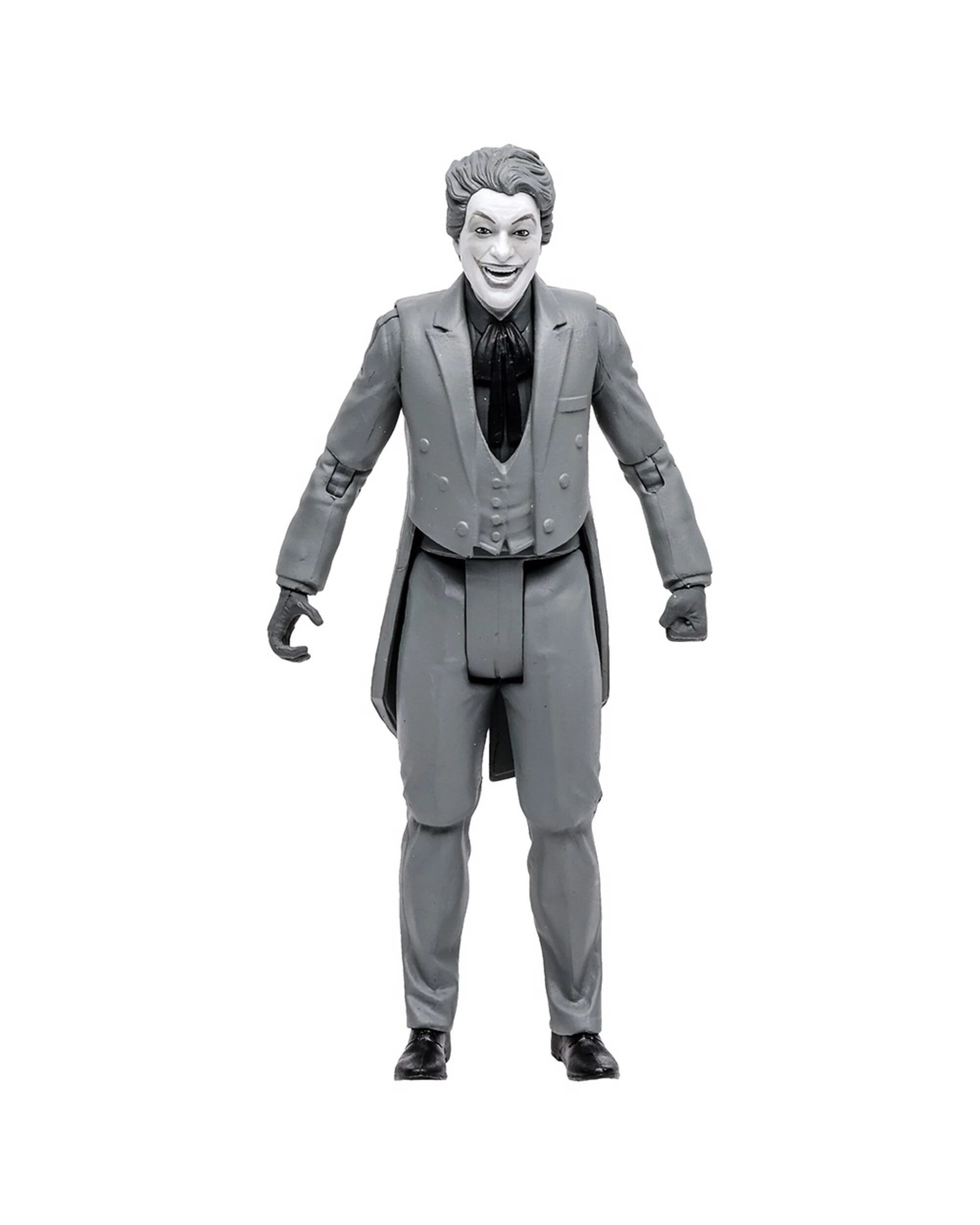 2 DC Comics Batman 66 Joker Black & White TV Variant 6in Action Figure, 2 of 5