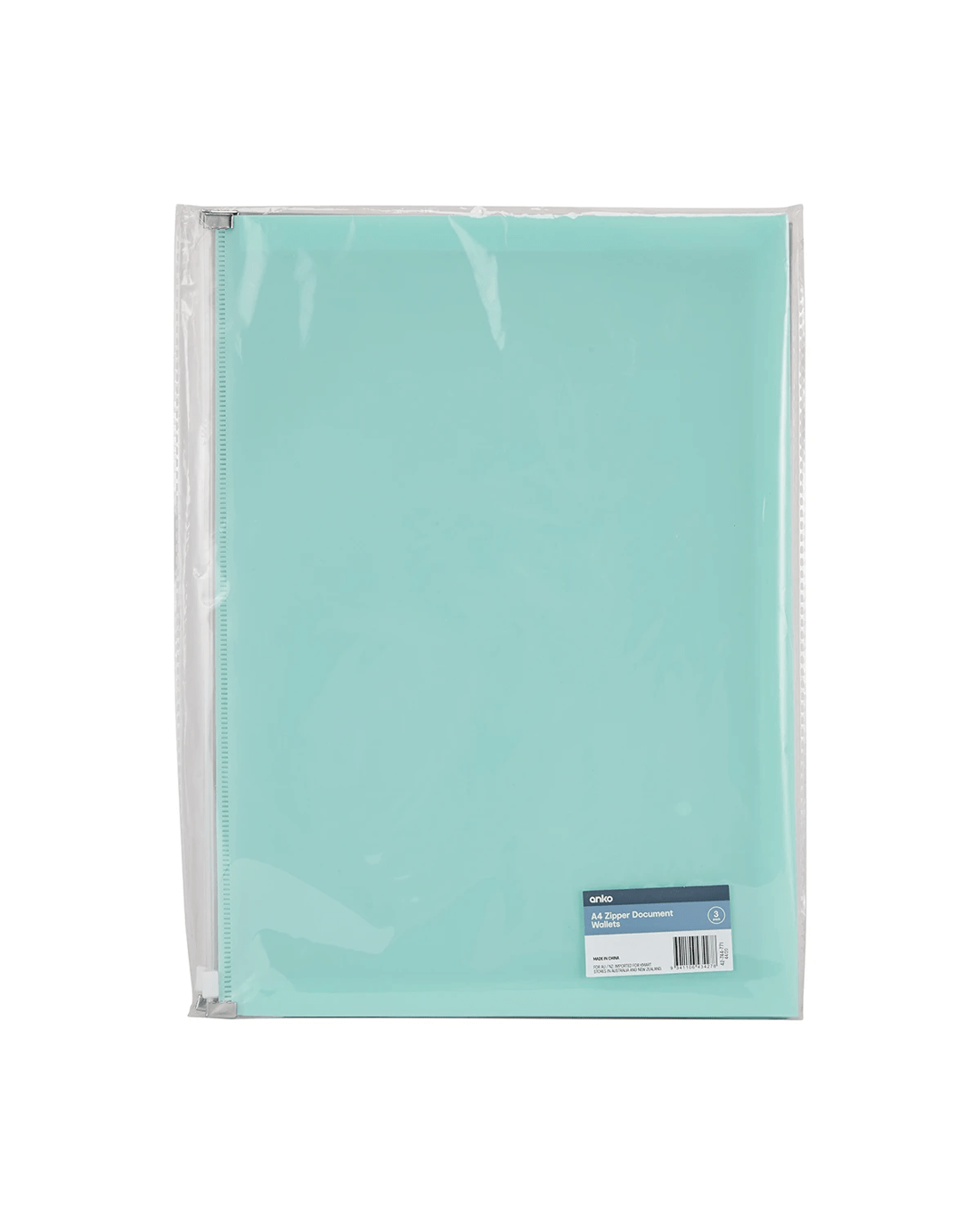 9 3 Pack A4 Zipper Document Wallet, 9 of 9