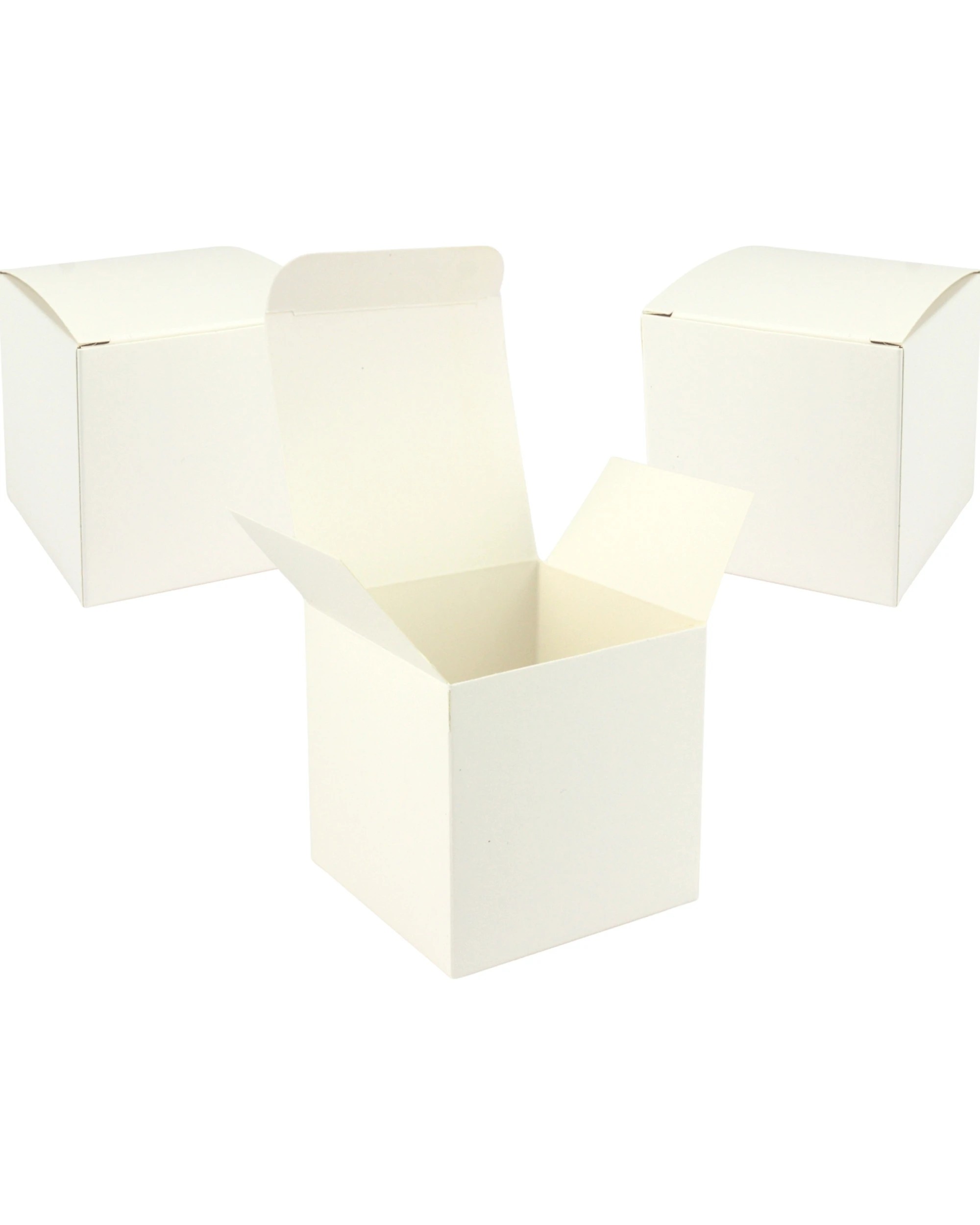 1 Party Maker Small Gift Boxes 7cm Pack of 12 - White, 1 of 3