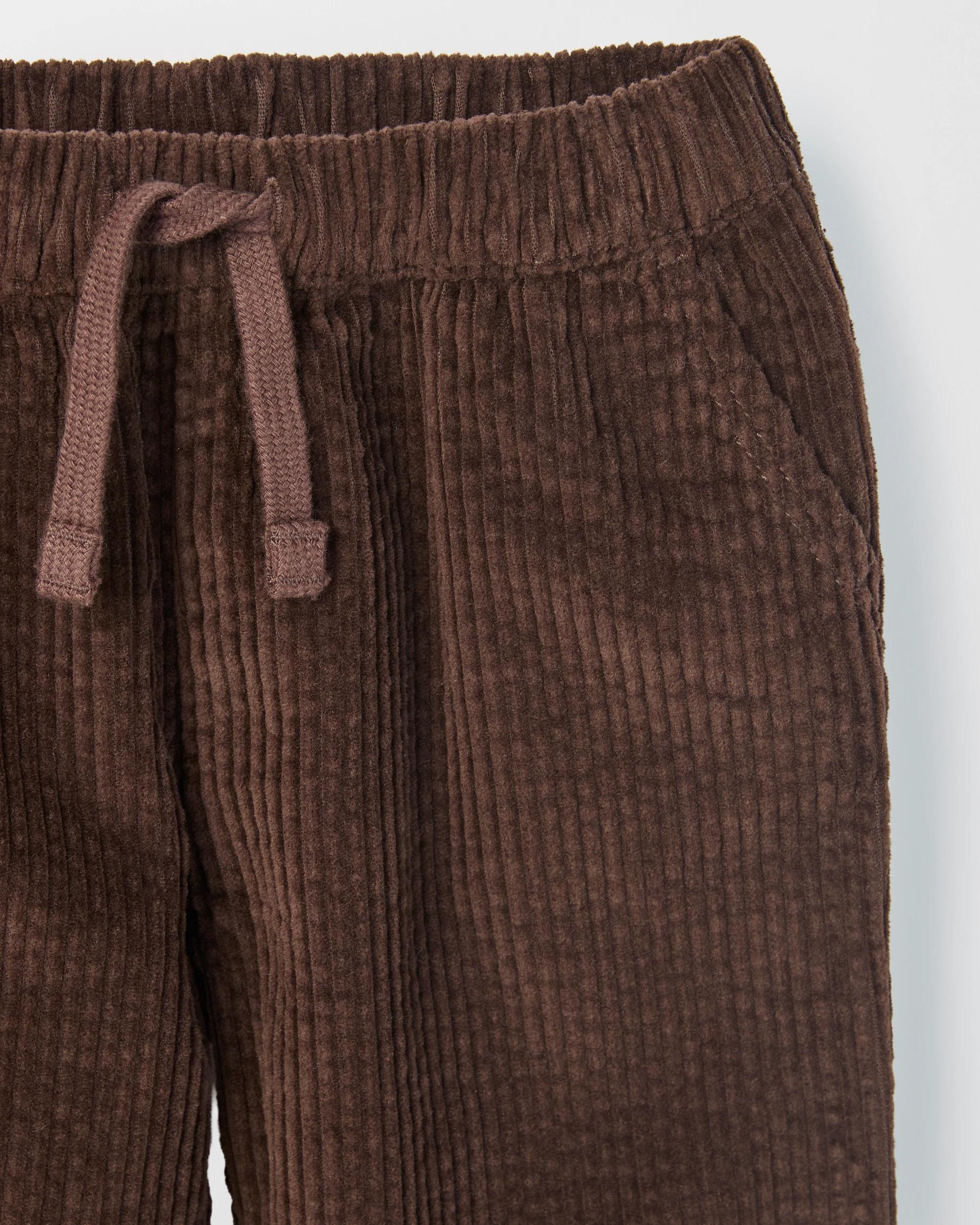 4 Target Baby Baby Full Length Corduroy Pants HOT FUDGE, 4 of 4