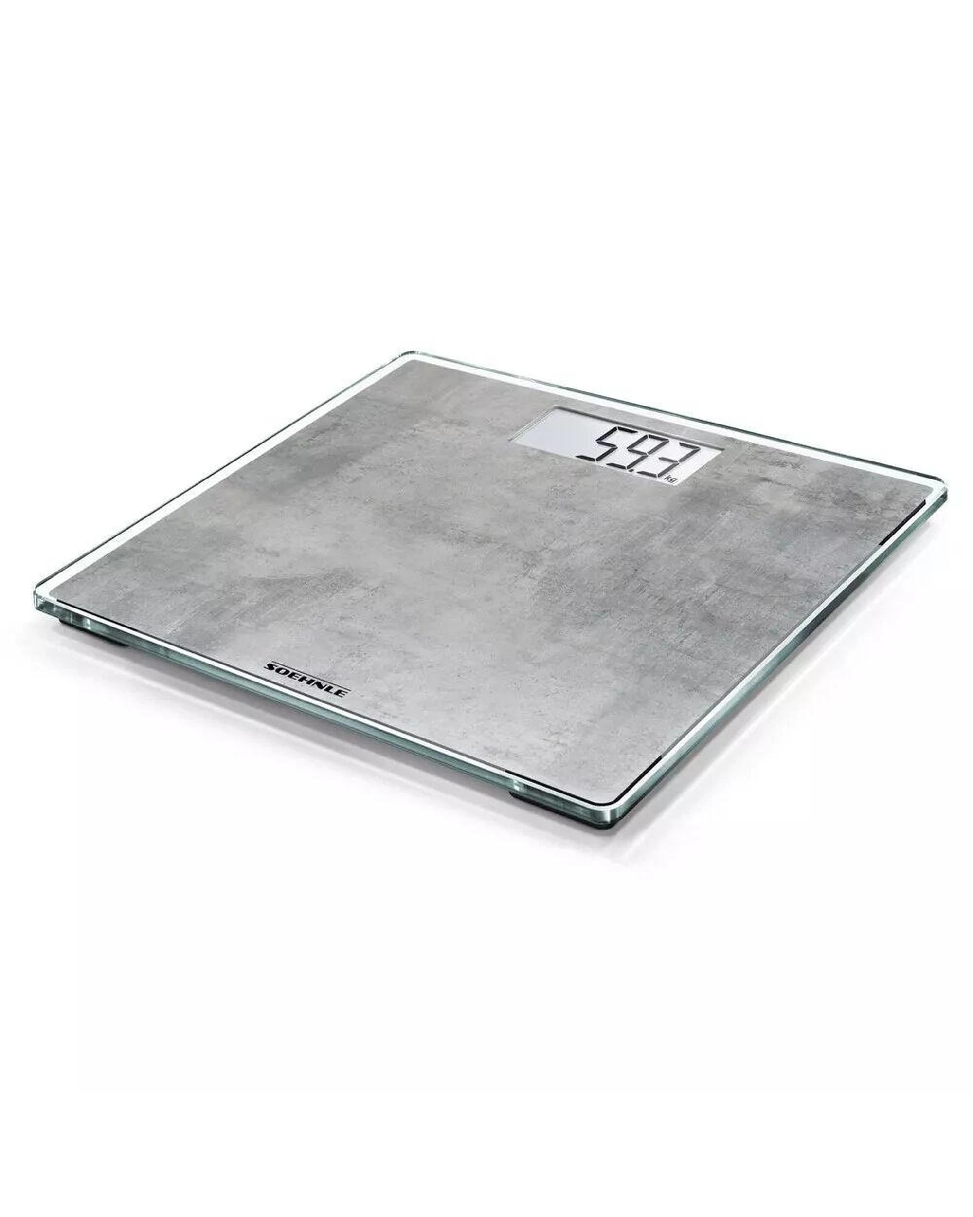 1 Soehnle Style Sense Compact 180kg Capacity 300 Body Scale  Concrete S63882, 1 of 6