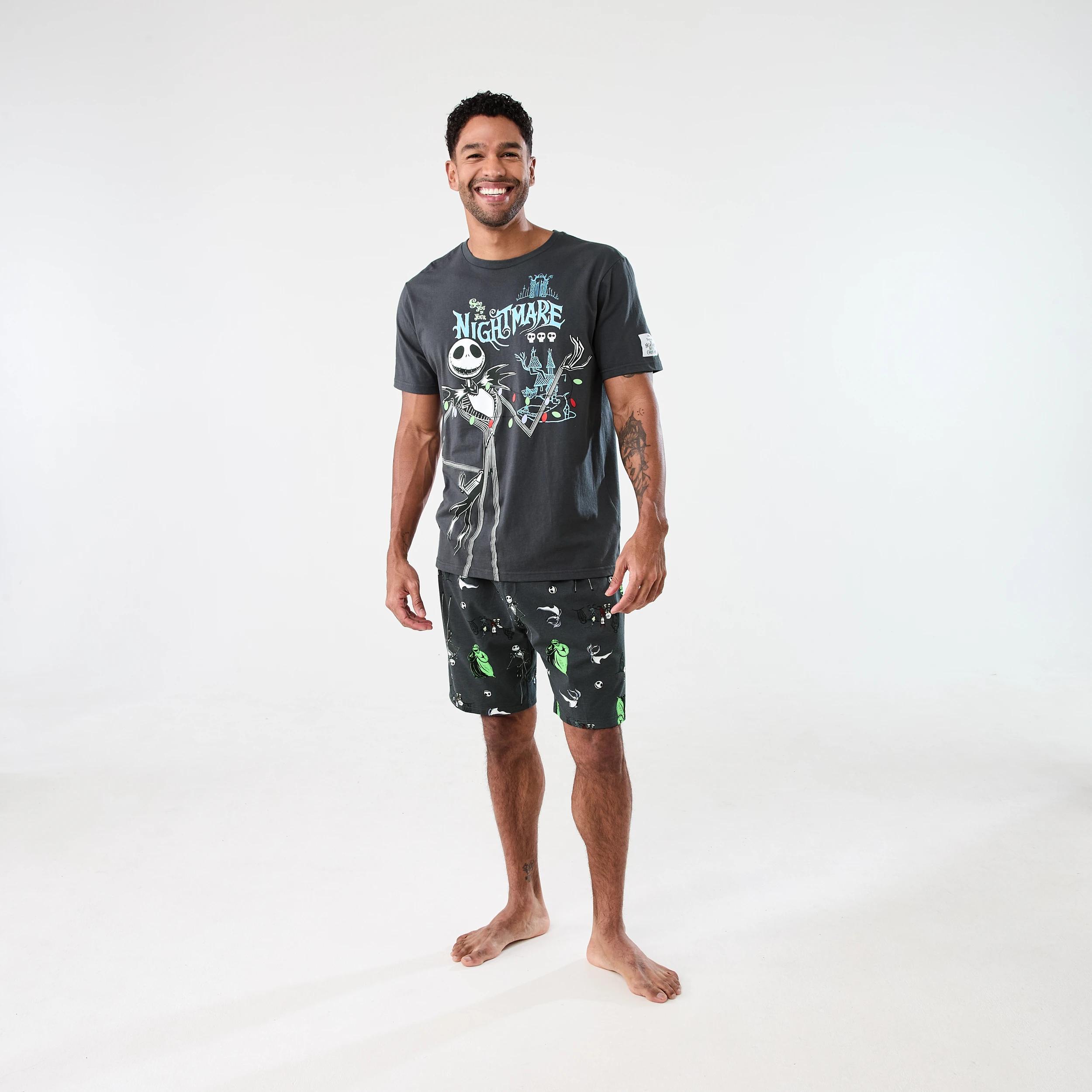9 The Nightmare Before Christmas Halloween Short Sleeve Top and Knit Shorts License Family Matching Pyjama Set NIGHT BEFORE XMAS, 9 of 9