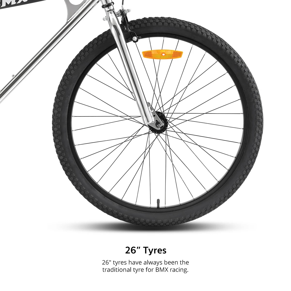 5 Progear Classic 26" BMX in Metallic Chrome, 5 of 7