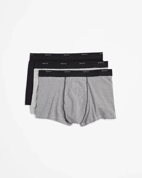 3 Pack Australian Cotton Blend Hipster Trunks - Maxx