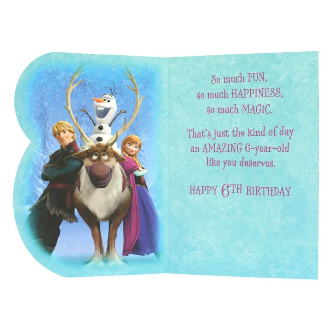 2 Connections from Hallmark Disney Frozen 6th Birthday Card - Happiness & Magic!, 2 of 3