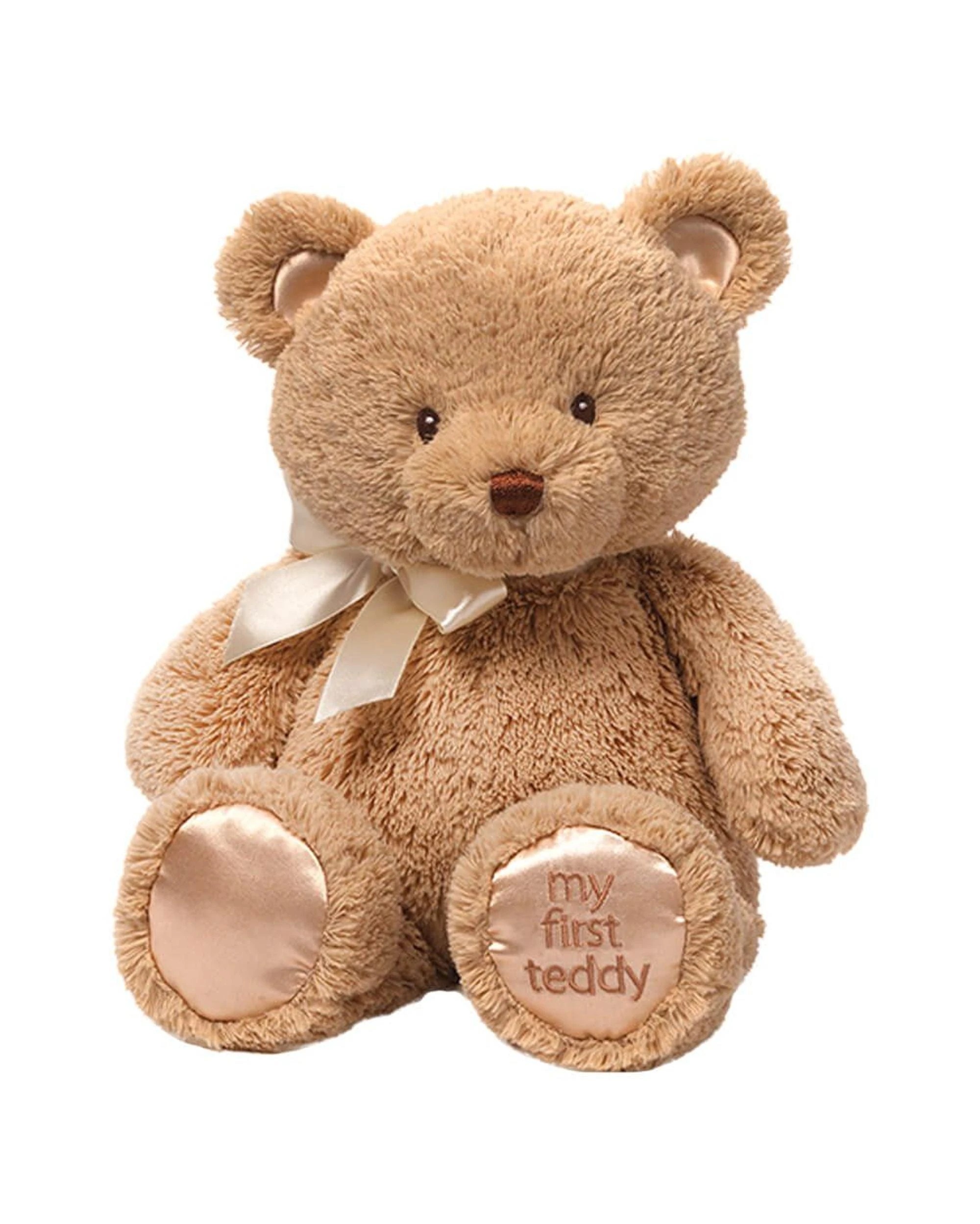 1 Bear My First Teddy Tan Large Plush, 1 of 4