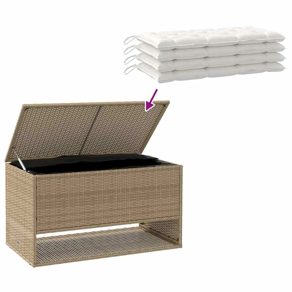 7 vidaXL cushion box Storage - Beige, 7 of 9
