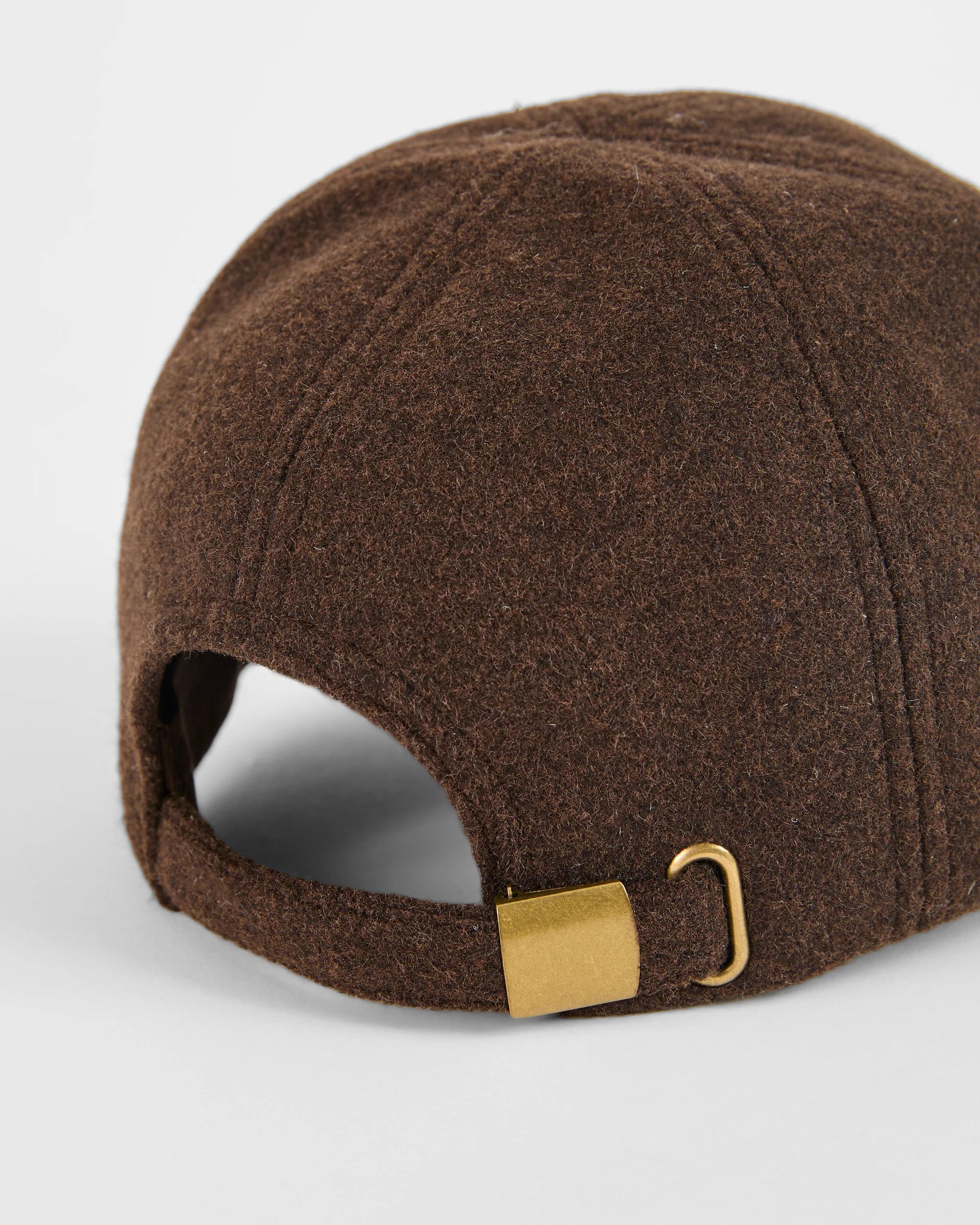 3 Target Woman Felt Baseball Cap BITTER CHOCOLATE, 3 of 3