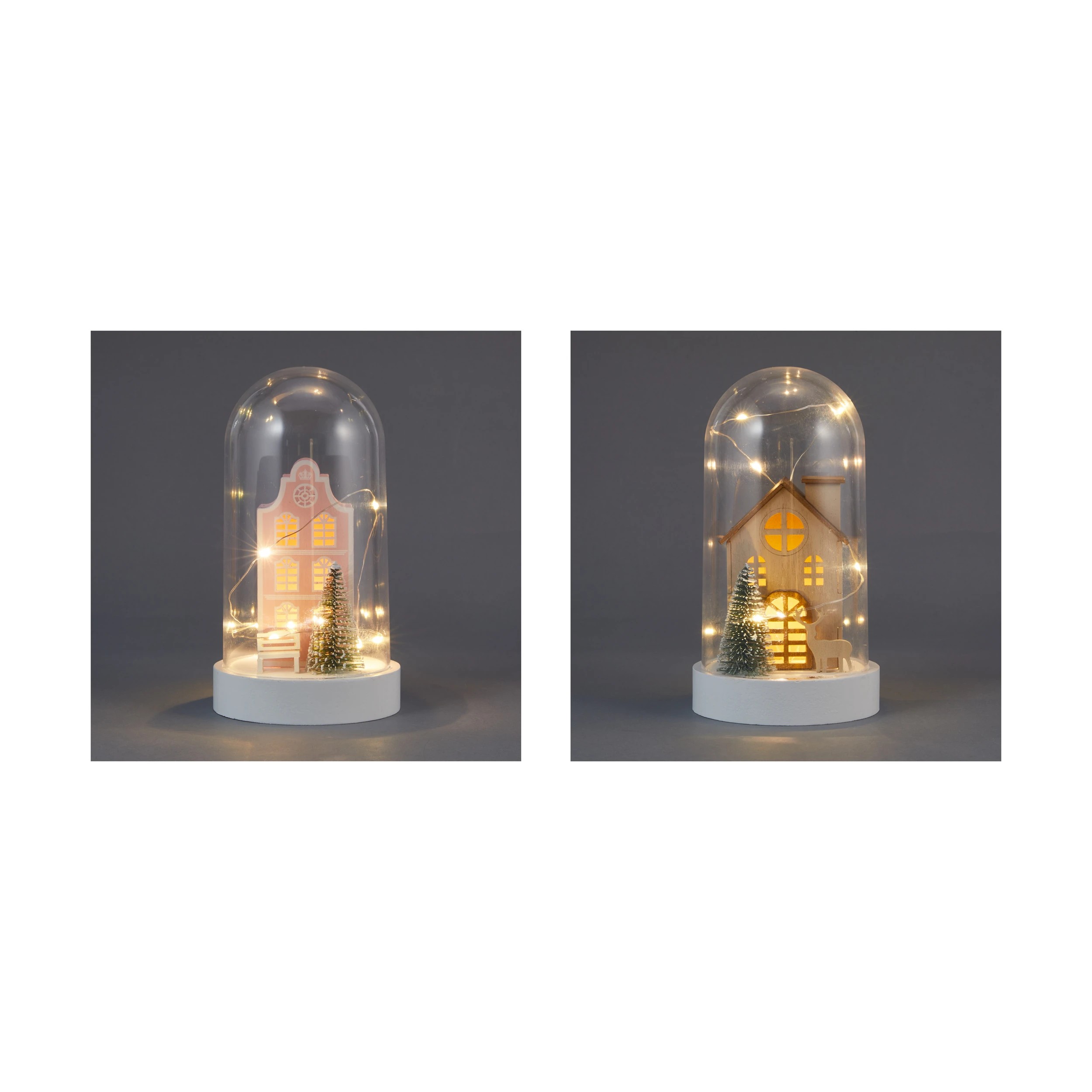 1 Light Up Cloch Scene - Assorted, 1 of 7