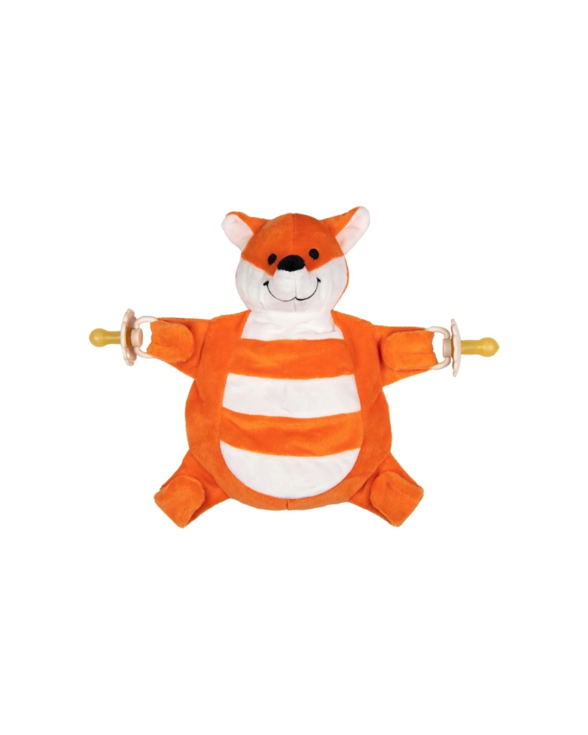 1 Sleepytot Award Winning Comforter Dummy Holder Soother For Babies Fox - Orange, 1 of 4