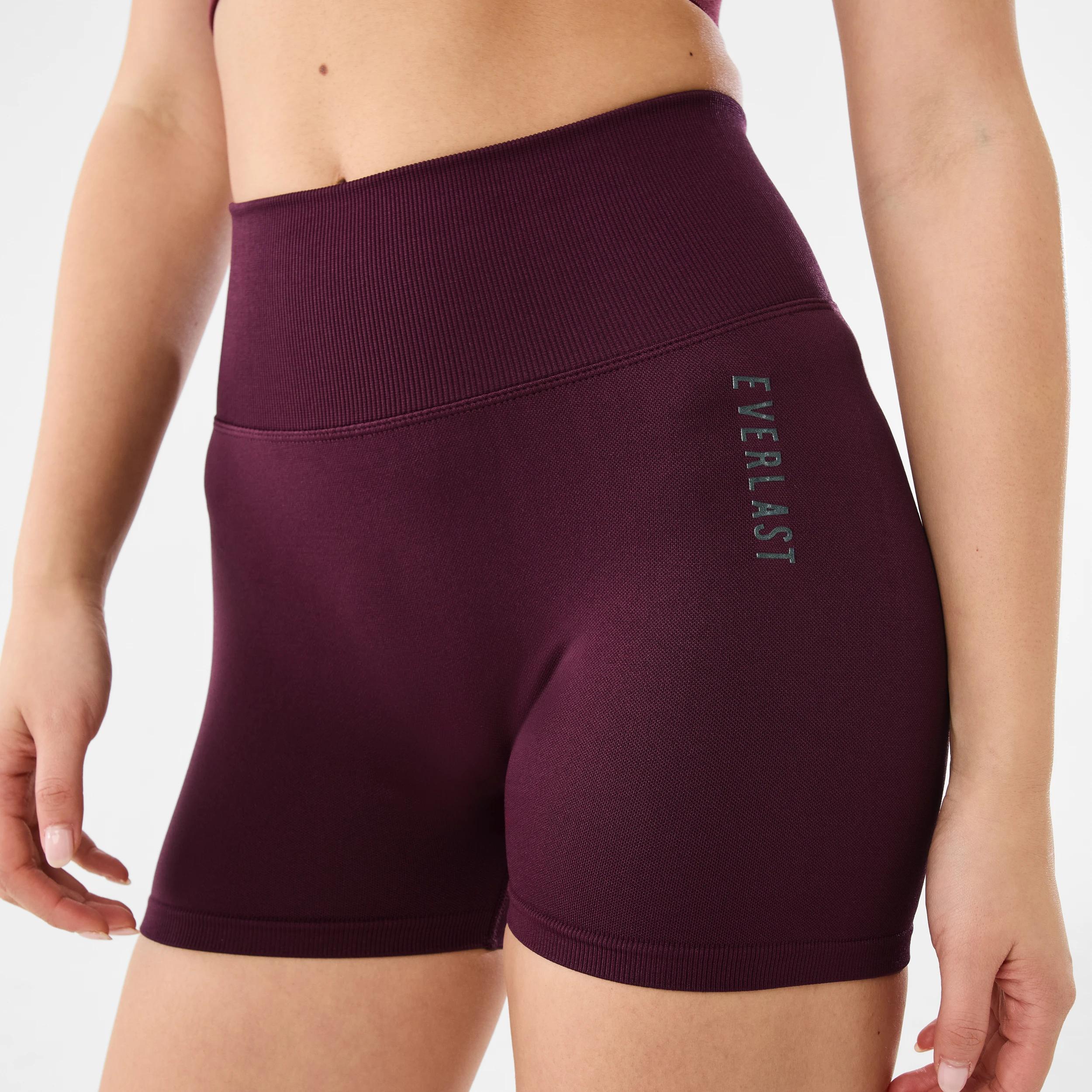 1 Everlast Womens Contour Seamfree Bike Shorts EVERLAST CHERRY LAQ, 1 of 7