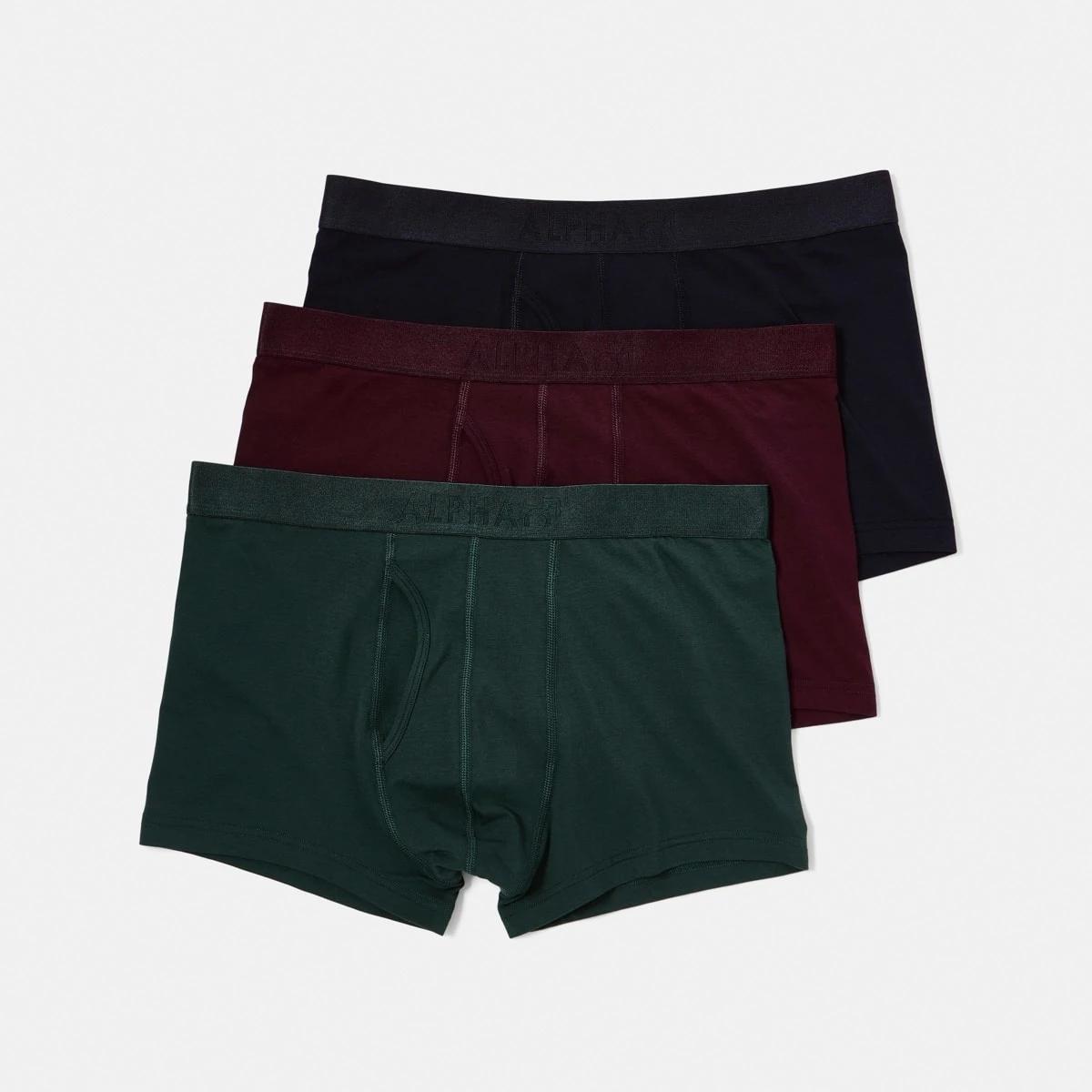 1 3 Pack Cotton Modal Trunks Forest, 1 of 8