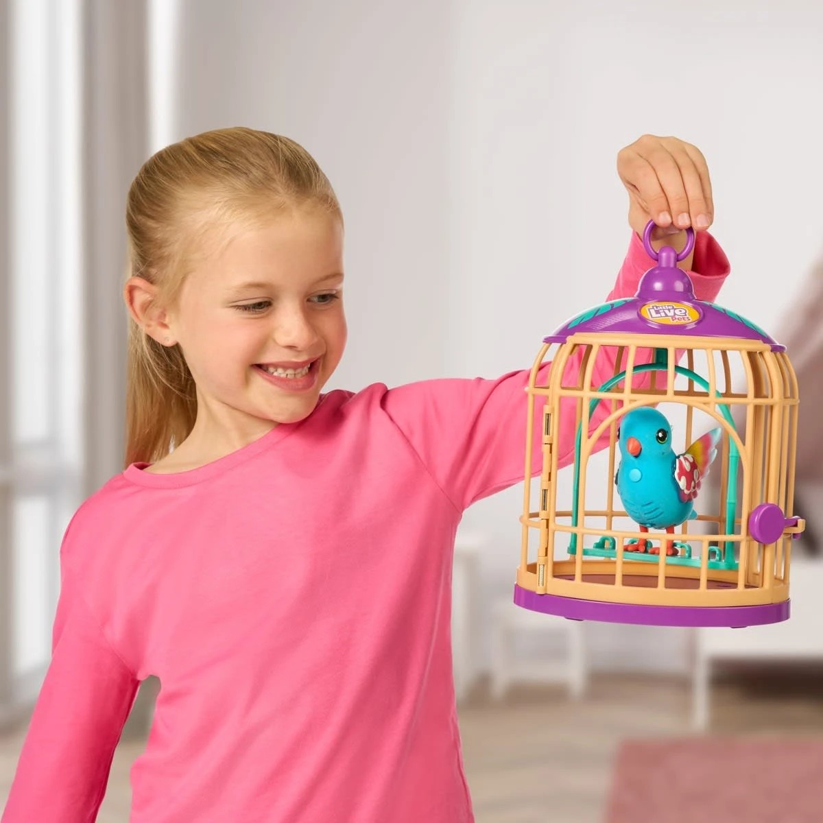 6 Little Live Pets Lil' Bird & Cage - Jungle Series Pango, 6 of 10